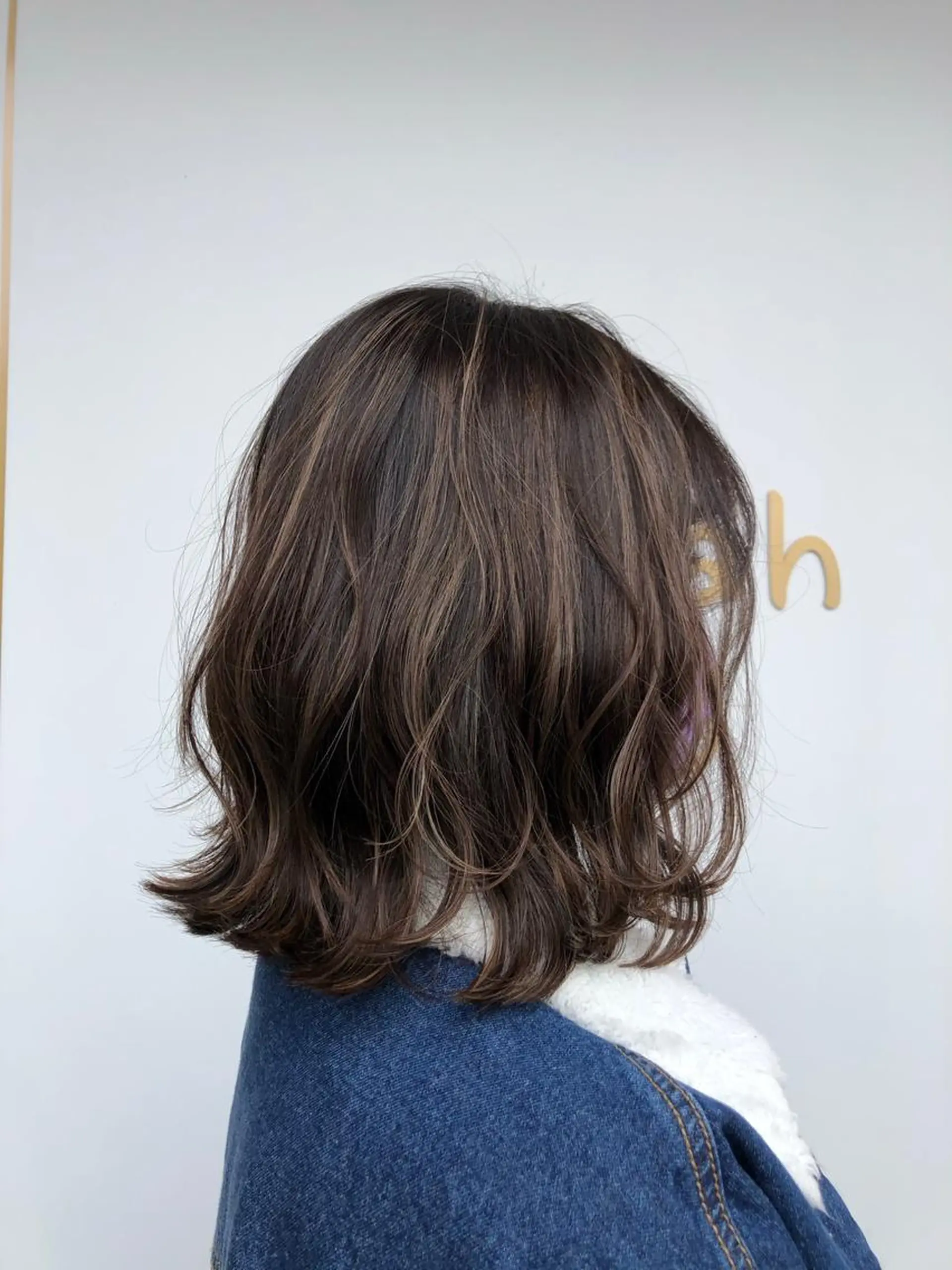 ミディアム カラー ハイライトカラー ハイライト 【店長】大根 亮太のヘアスタイル