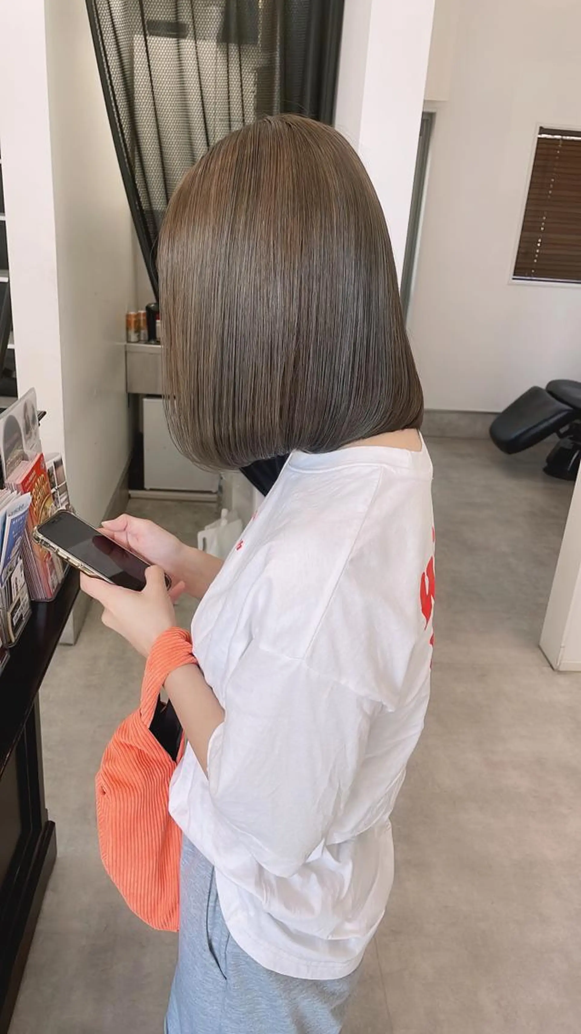 ミディアム カラー 河内 元伸のヘアスタイル