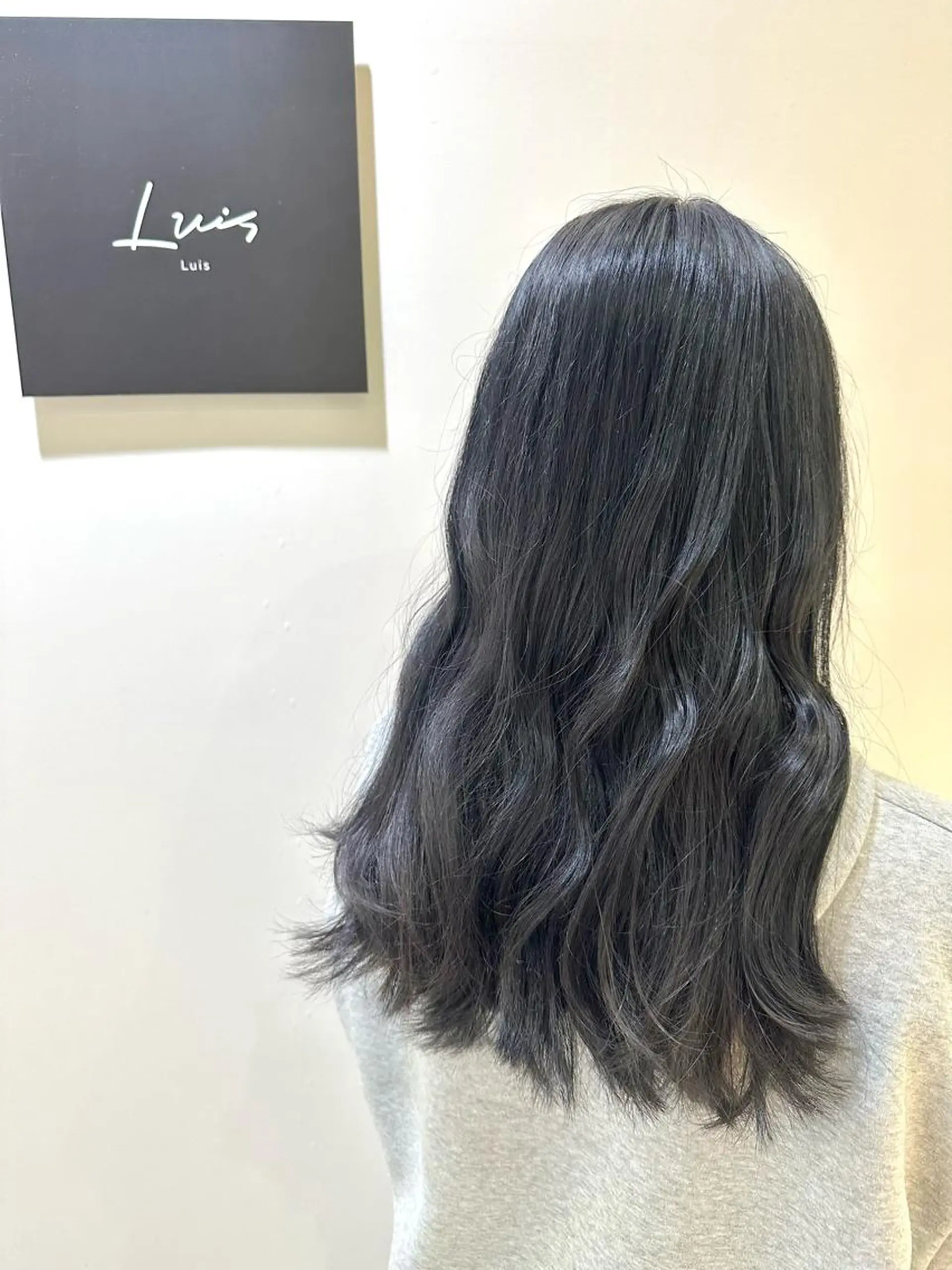 セミロング カット ヘアカラー トリートメント 上野湧太 髪質改善/艶カラーのヘアスタイル