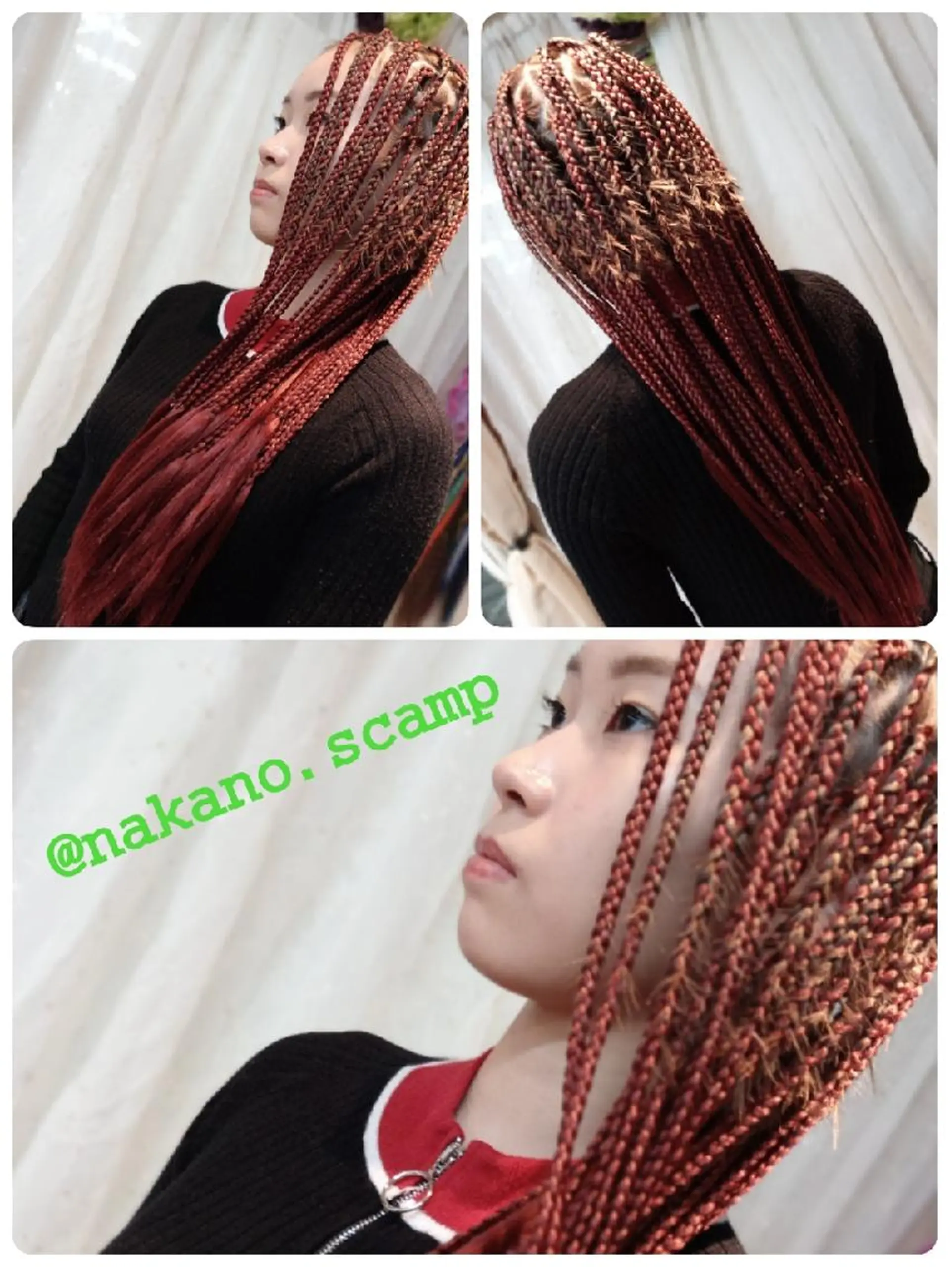 ロング ヘアアレンジ カラー キッズ マツエク・マツパ scamp ★のヘアスタイル