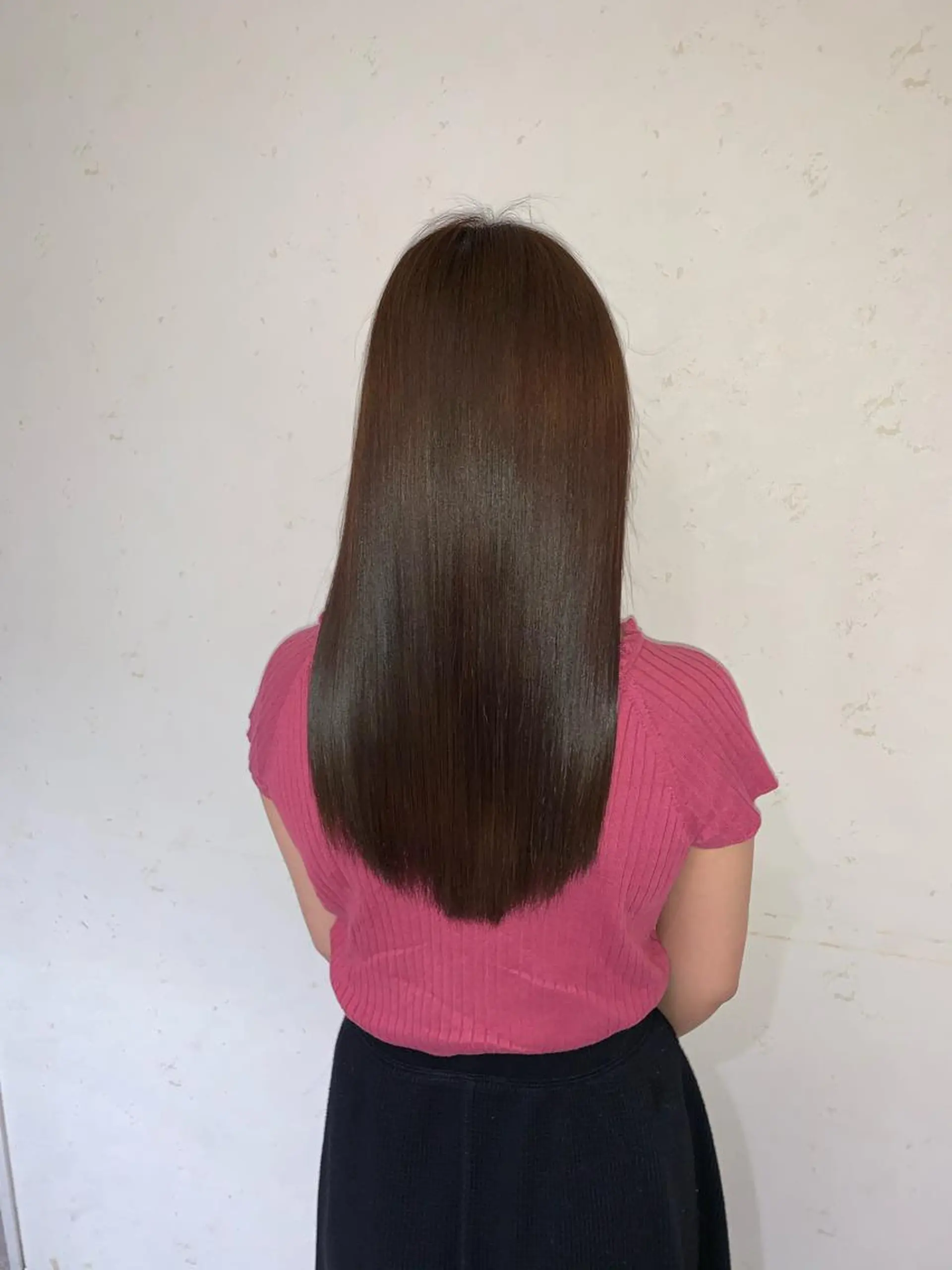 ロング カラー ヘアカラー トリートメント 小島嵩人 縮毛矯正 髪質改善のヘアスタイル