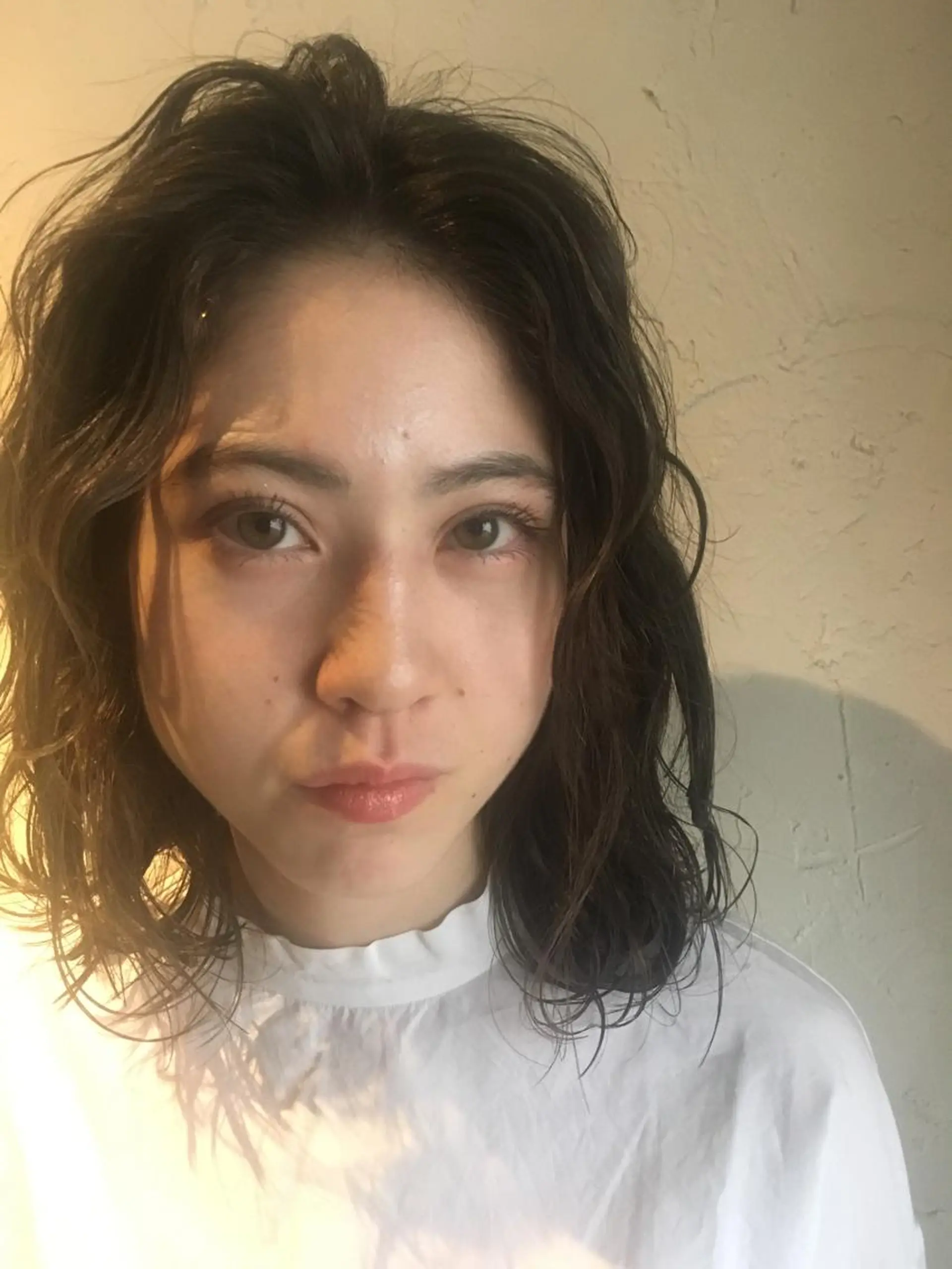 ミディアム パーマ ボブ/レイヤー/艶 🦕risa 森下のヘアスタイル