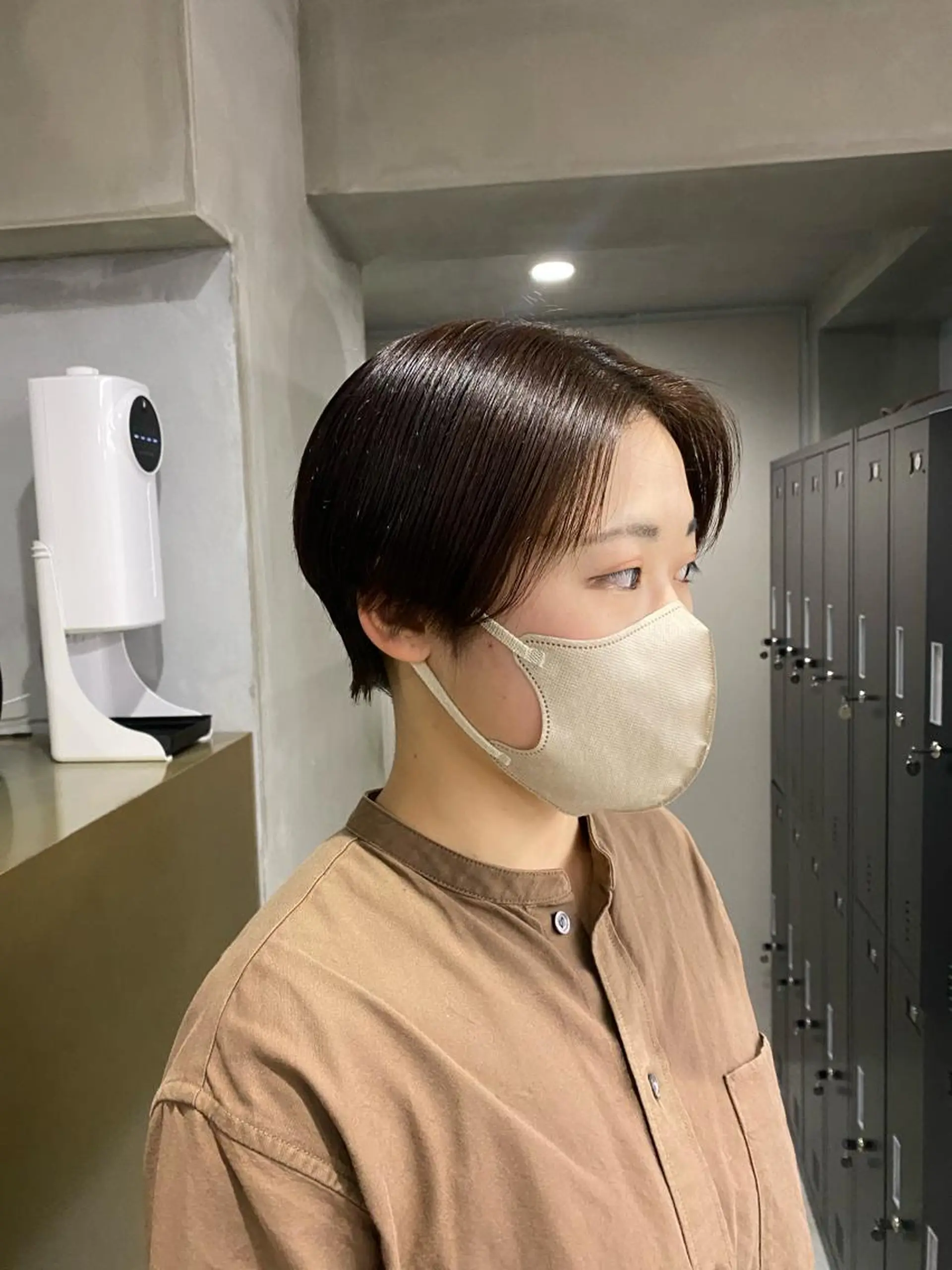 ショート カラー ハンサムショート ショートヘア 田代 佳穂のヘアスタイル