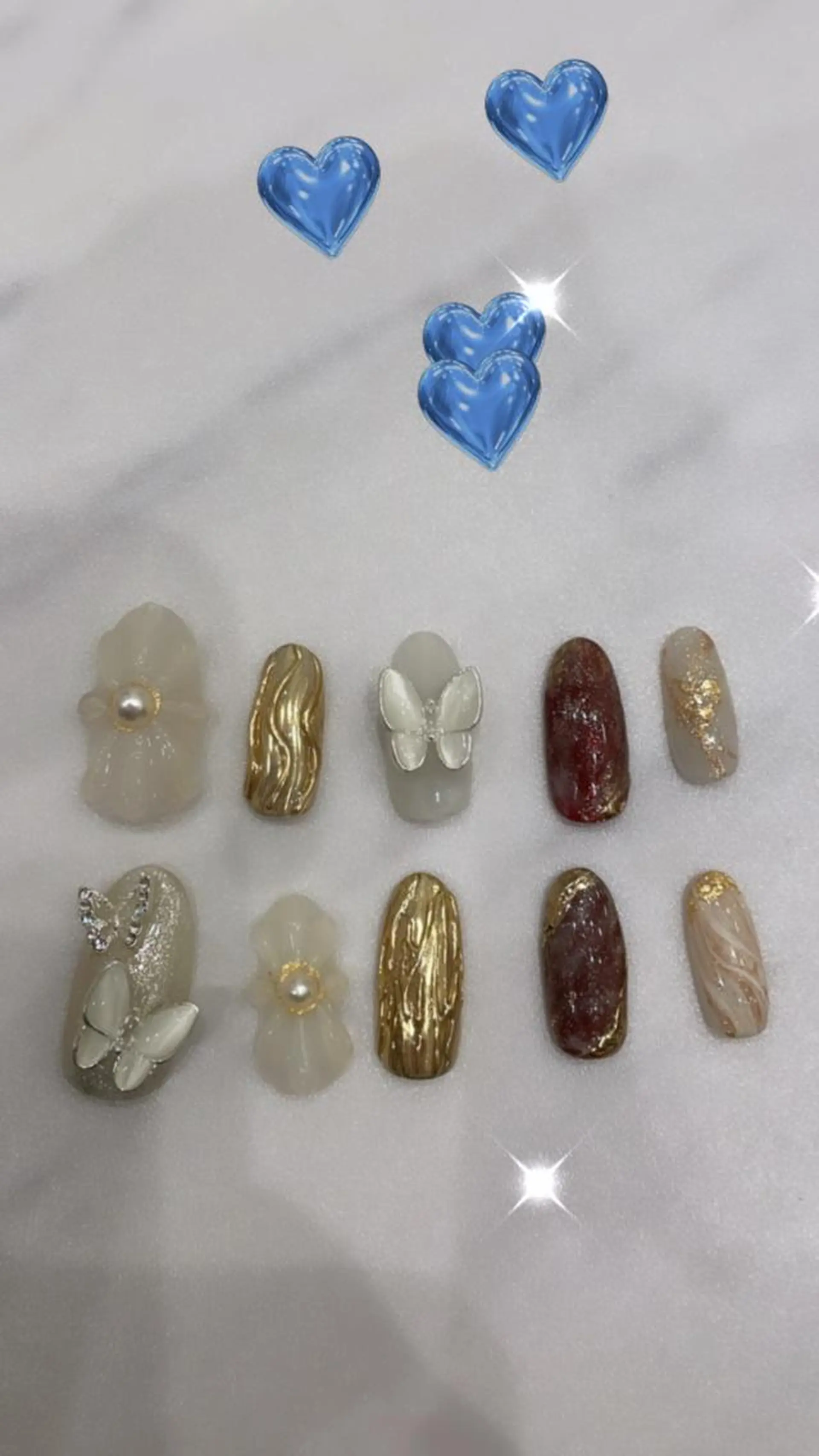 ネイル ネイルチップ 束感まつ毛/ネイル/ LED♥KIRARAのマツエク・マツパデザイン