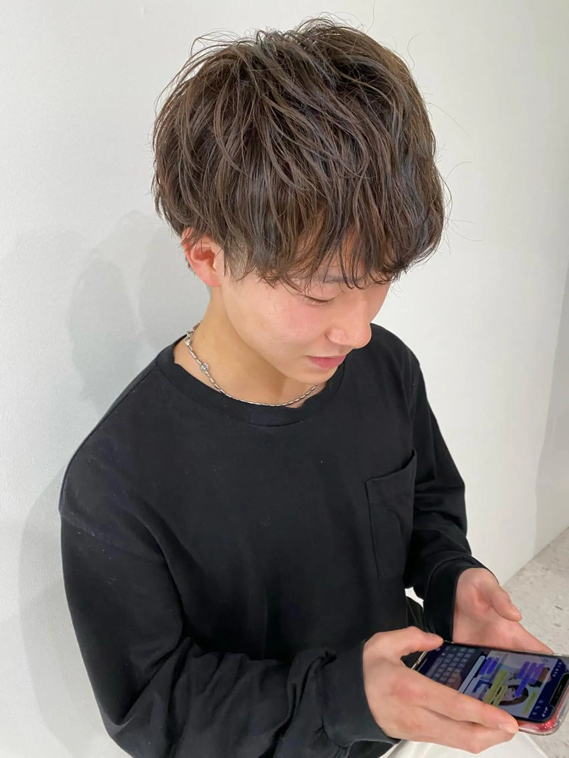 ショート カラー メンズ メンズバレイヤージュ メンズブリーチ フェードカット メンズハイライト メンズハイトーン 🌈新田 みどり🌈のヘアスタイル