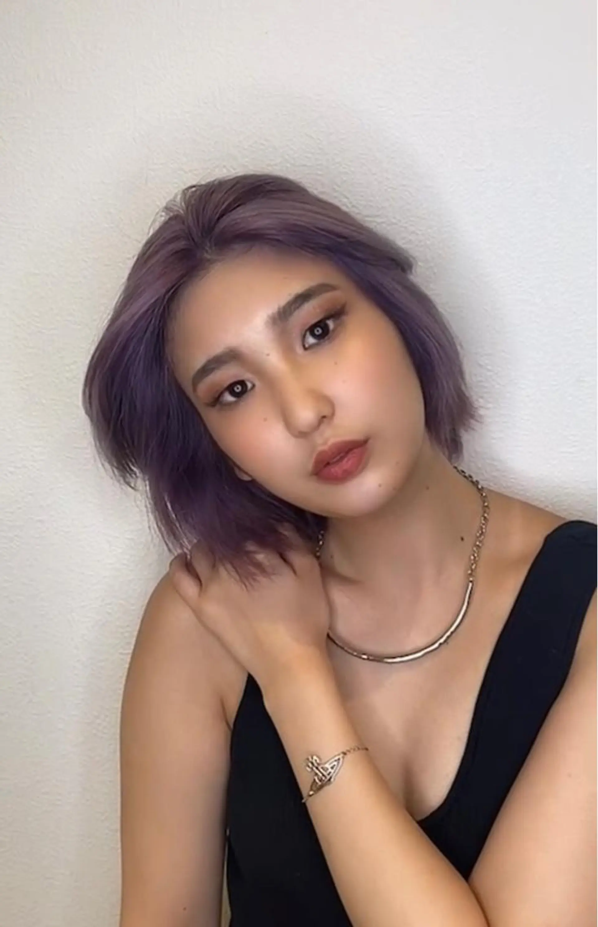 ショート カット ヘアカラー トリートメント 海外風レイヤーカット 👑店長　平松　由のヘアスタイル