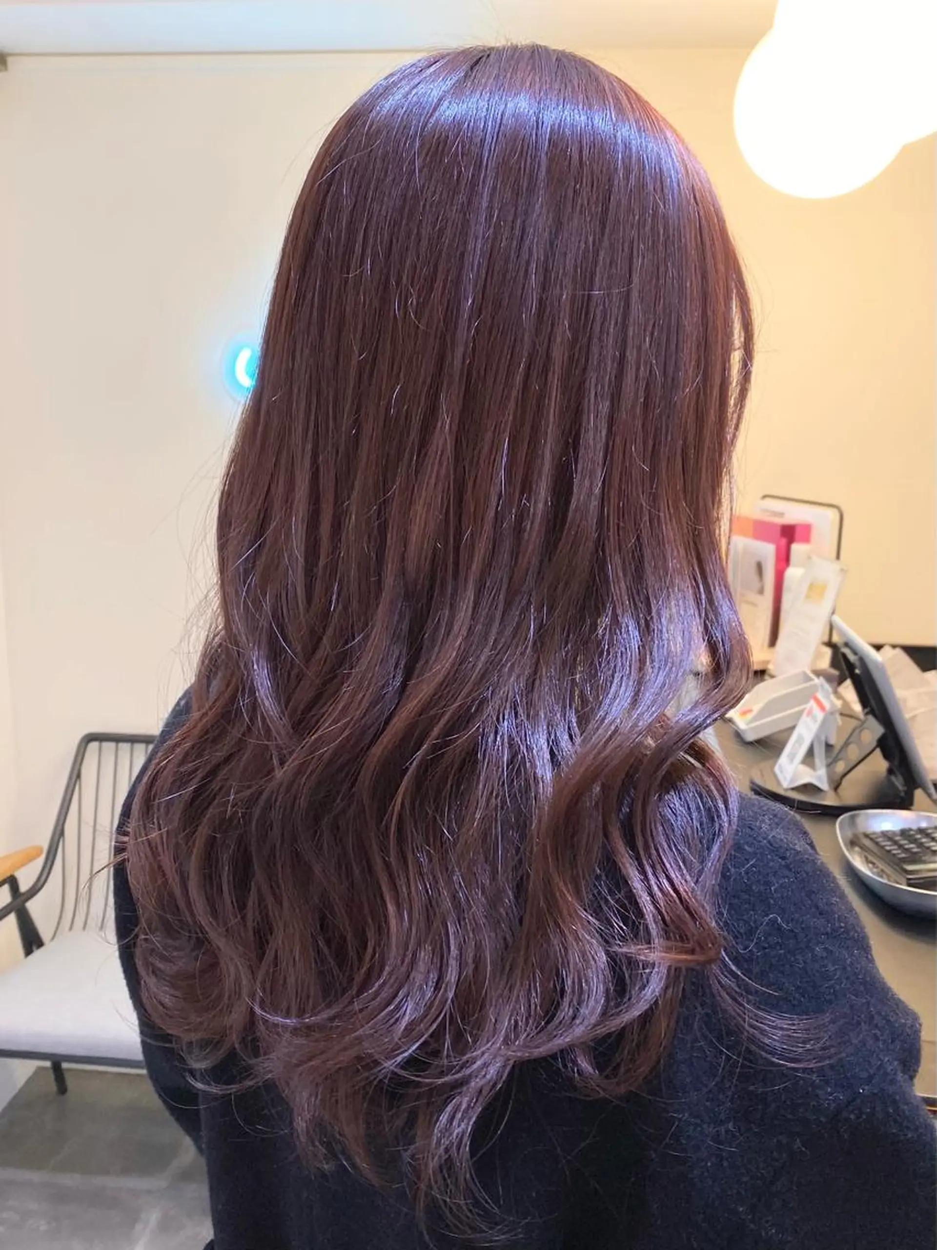 セミロング カラー パーマ ヘアアレンジ メンズ キッズ ショートボブ メンズブリーチ ブリーチ ケアブリーチ ダブルカラー ヘアカラー 艶ピンク*ヘアセット 🌙shioriのヘアスタイル