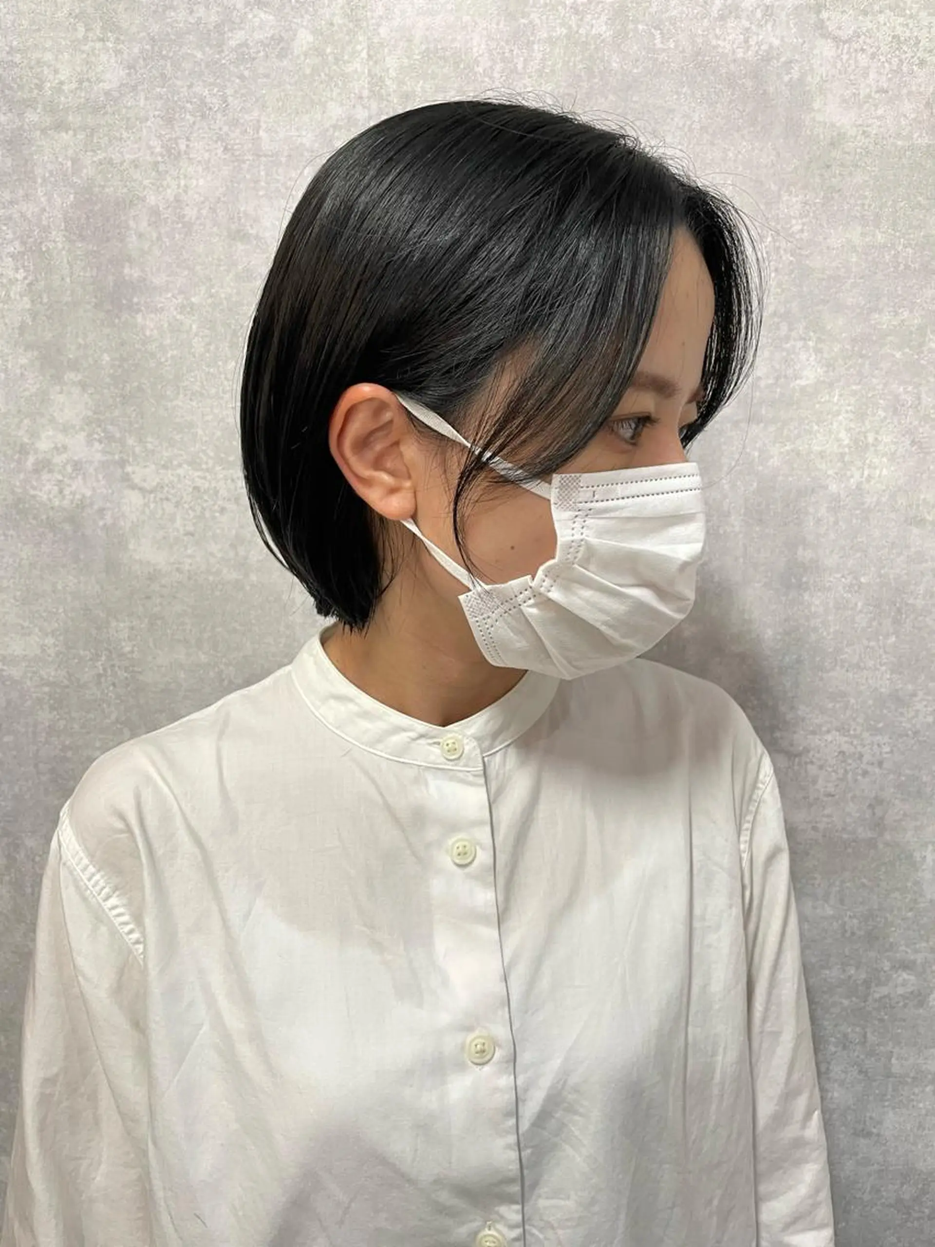 ショート 切りっぱなしボブ ショートボブ ハンサムショート 丸みショート アッシュ C’LD hair  produce /シールドヘア所属・モテ髪/ボブ/ショー ト/アダチフウトのヘアスタイル