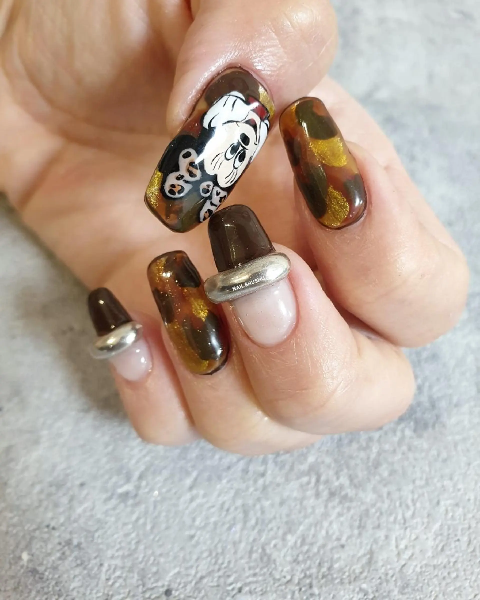 ネイル 3dパーツ/流行り 👧shushu❤️のネイルデザイン