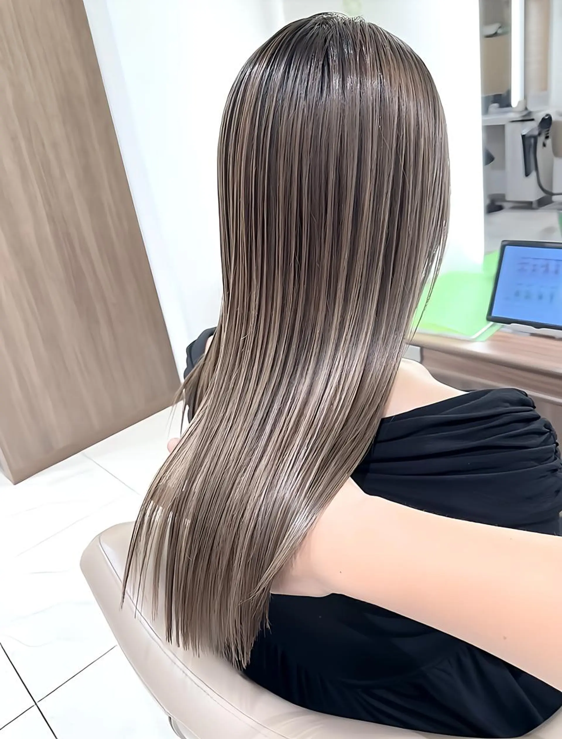 ロング カラー 髪質改善 ヘアカラー トリートメント 菅野翔汰/髪質改善 カラー/ブリーチのヘアスタイル