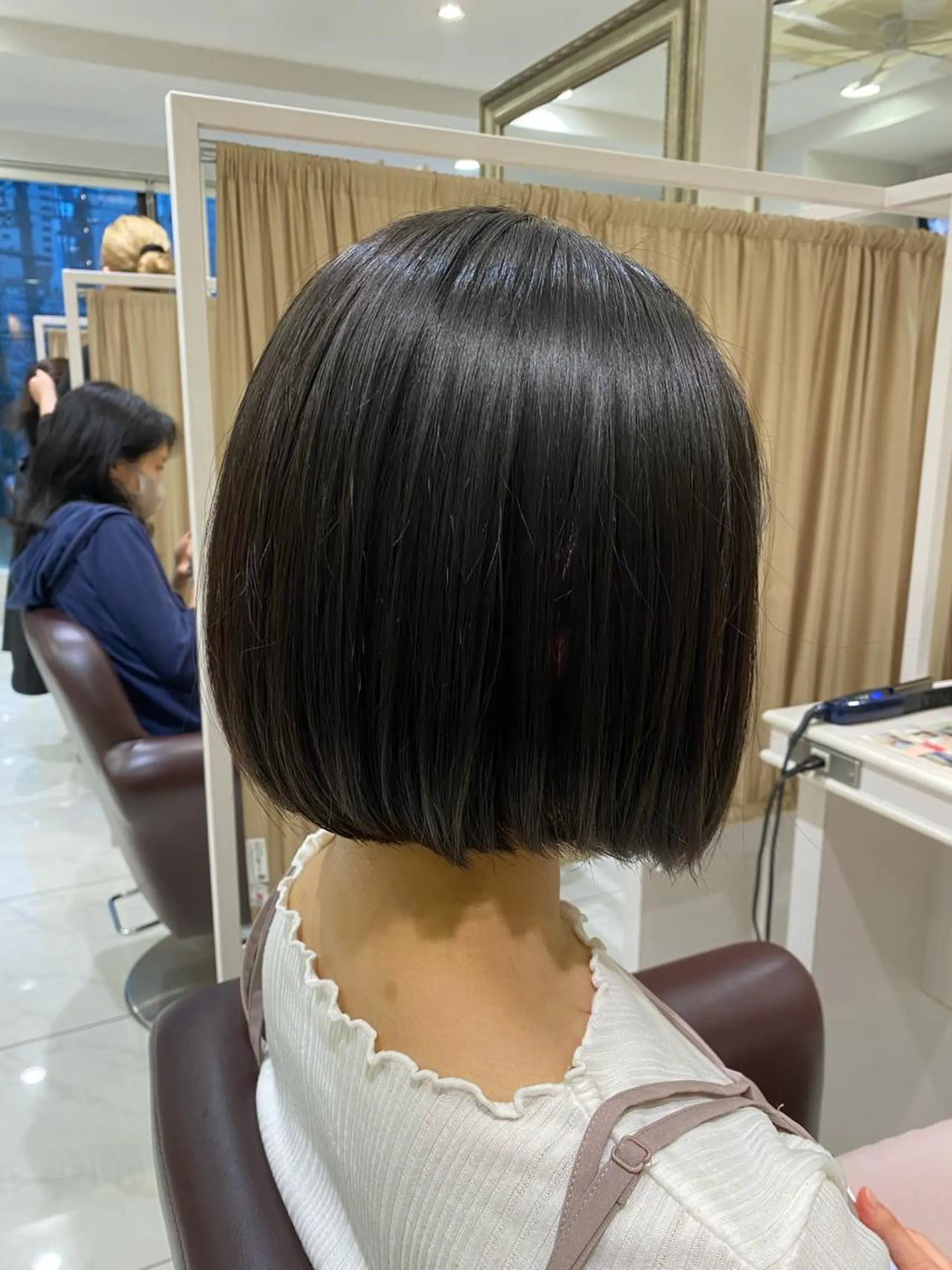ミディアム カット 佐々木 拓海のヘアスタイル