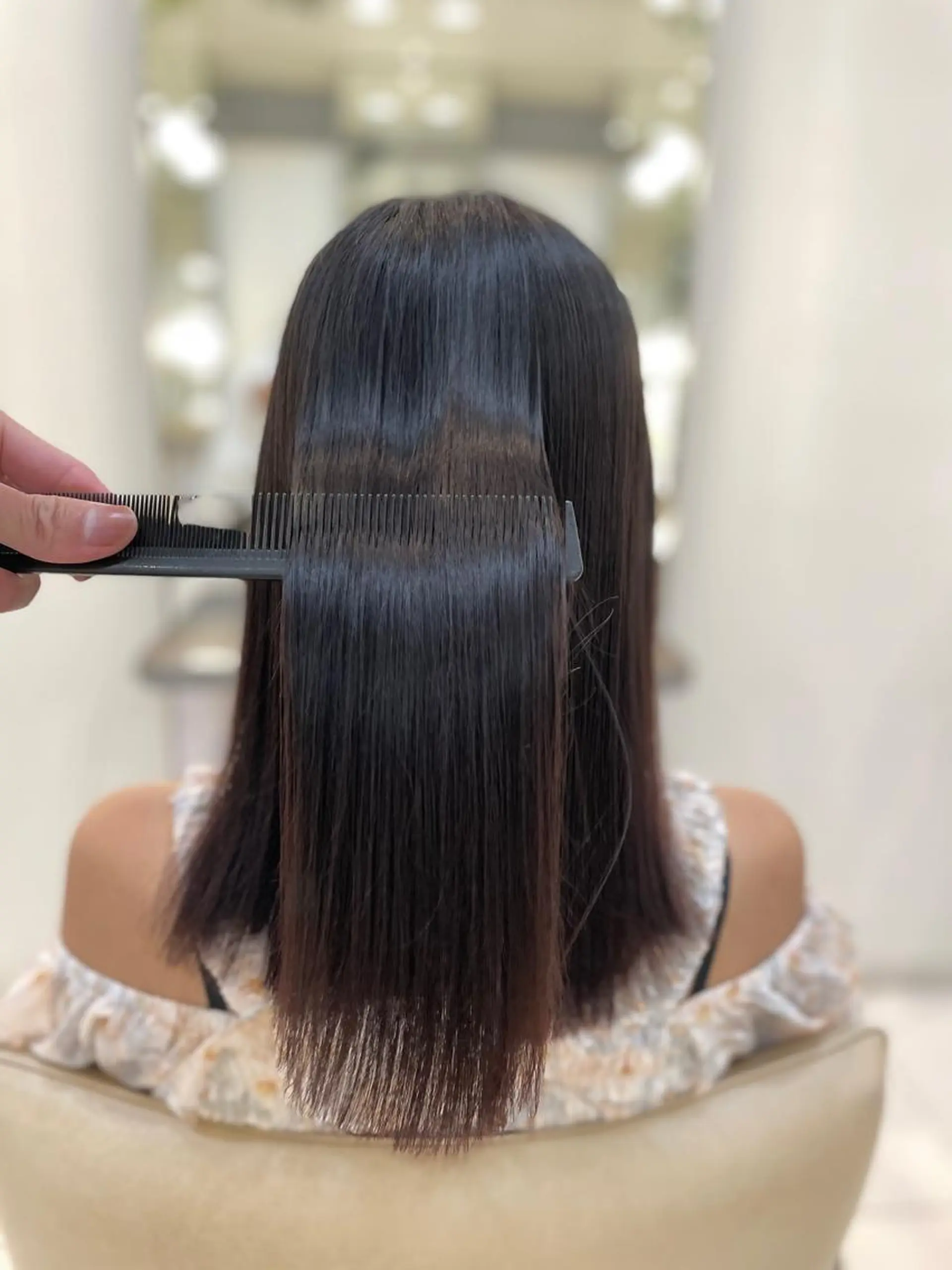 ミディアム ショートボブ ミディアムパーマ ボブ くせ毛 髪質改善 salowin suite 柏所属・髪質改善特化 専門美容師オクダ♂のヘアスタイル