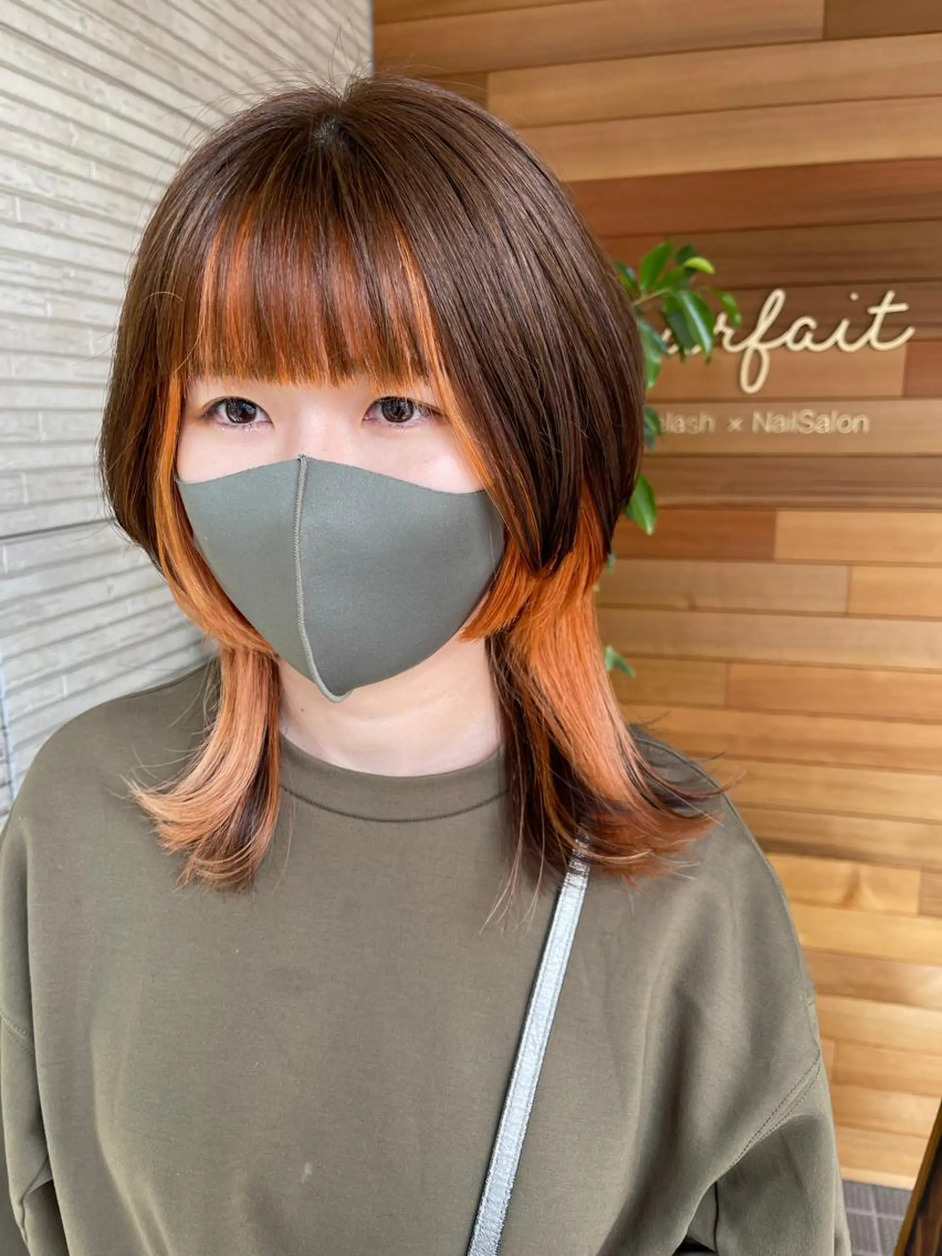 ミディアム カラー 【AMANEQ】 yuka🦋のヘアスタイル