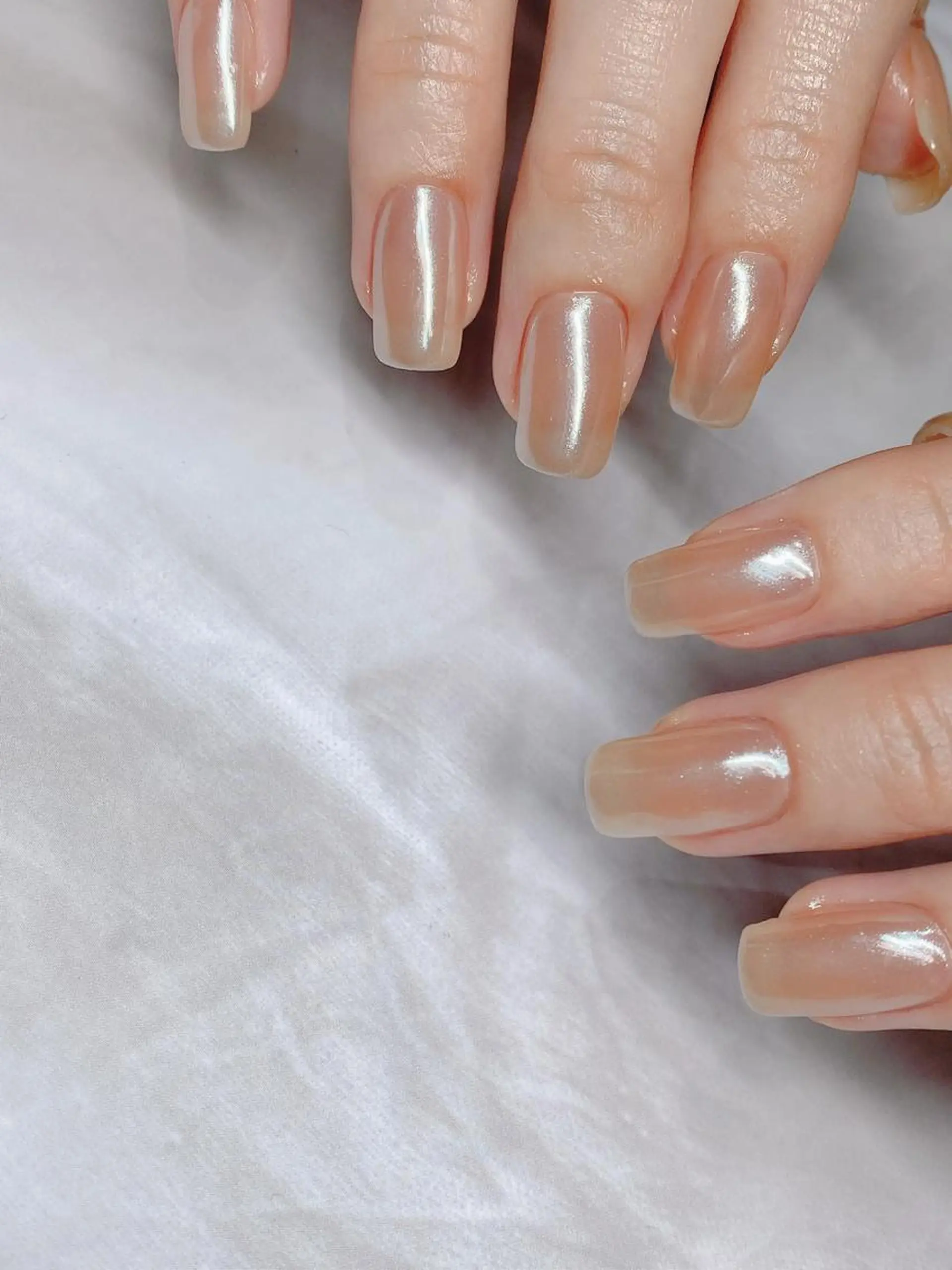 ネイル クリアネイル ミラーネイル ワンカラーネイル 大人キレイ 𝑁𝑖𝑥𝑖𝑠のネイルデザイン