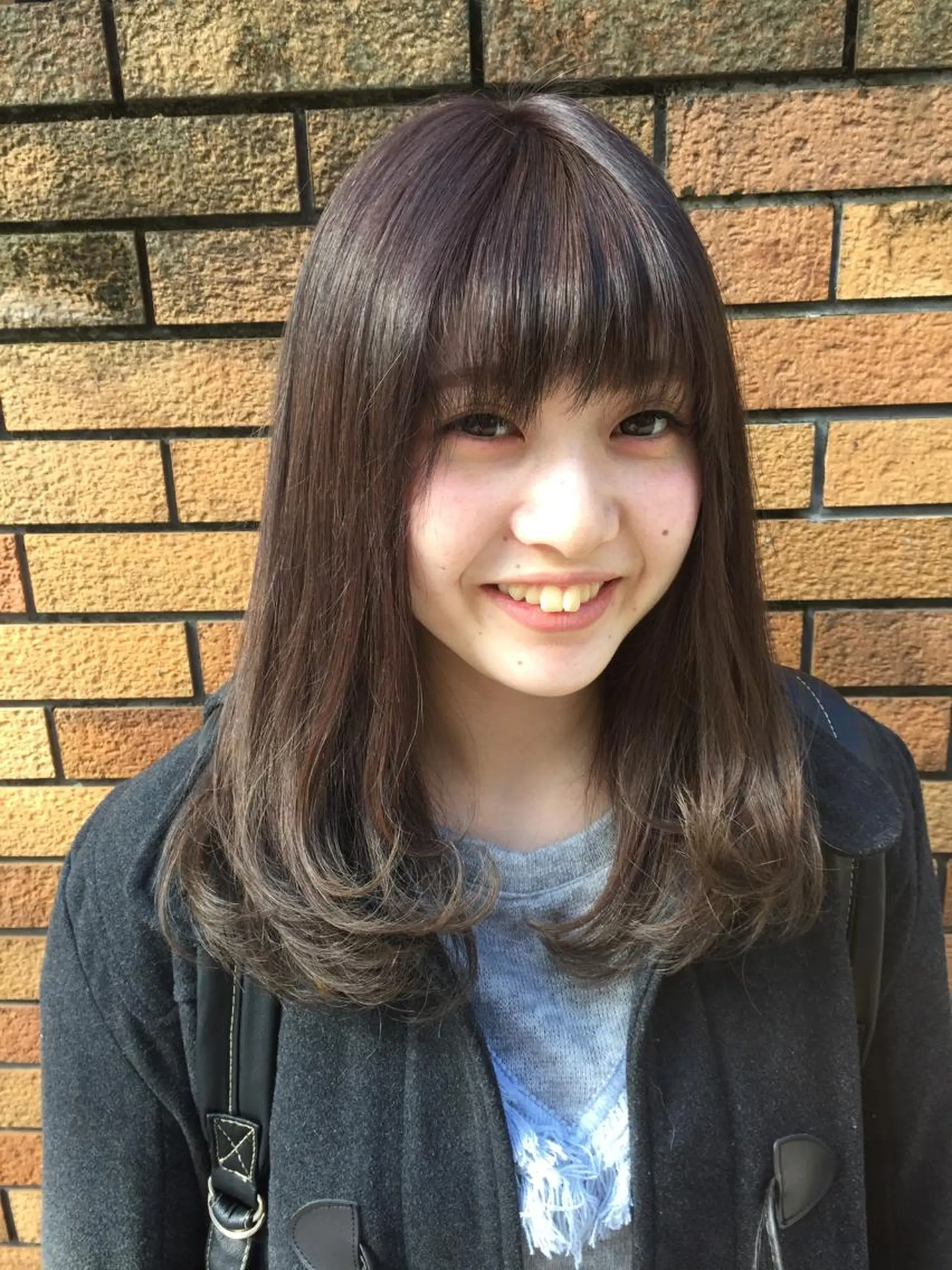 セミロング カラー アッシュ アッシュグレー 透明感カラー 店長担当🌟 矢吹ガブリエル🌟のヘアスタイル