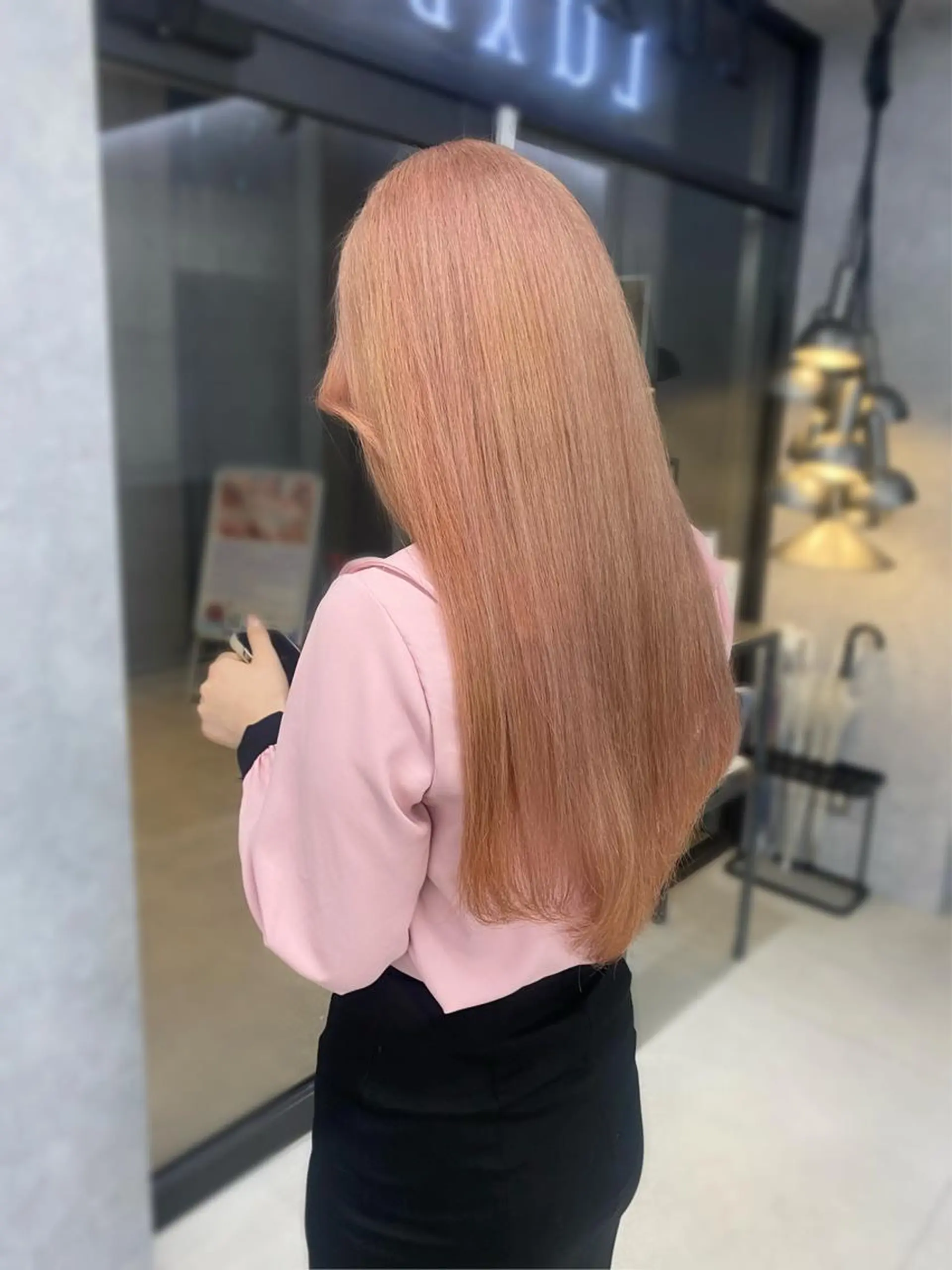 ロング 韓国風モテヘア 🇰🇷aki♡のヘアスタイル