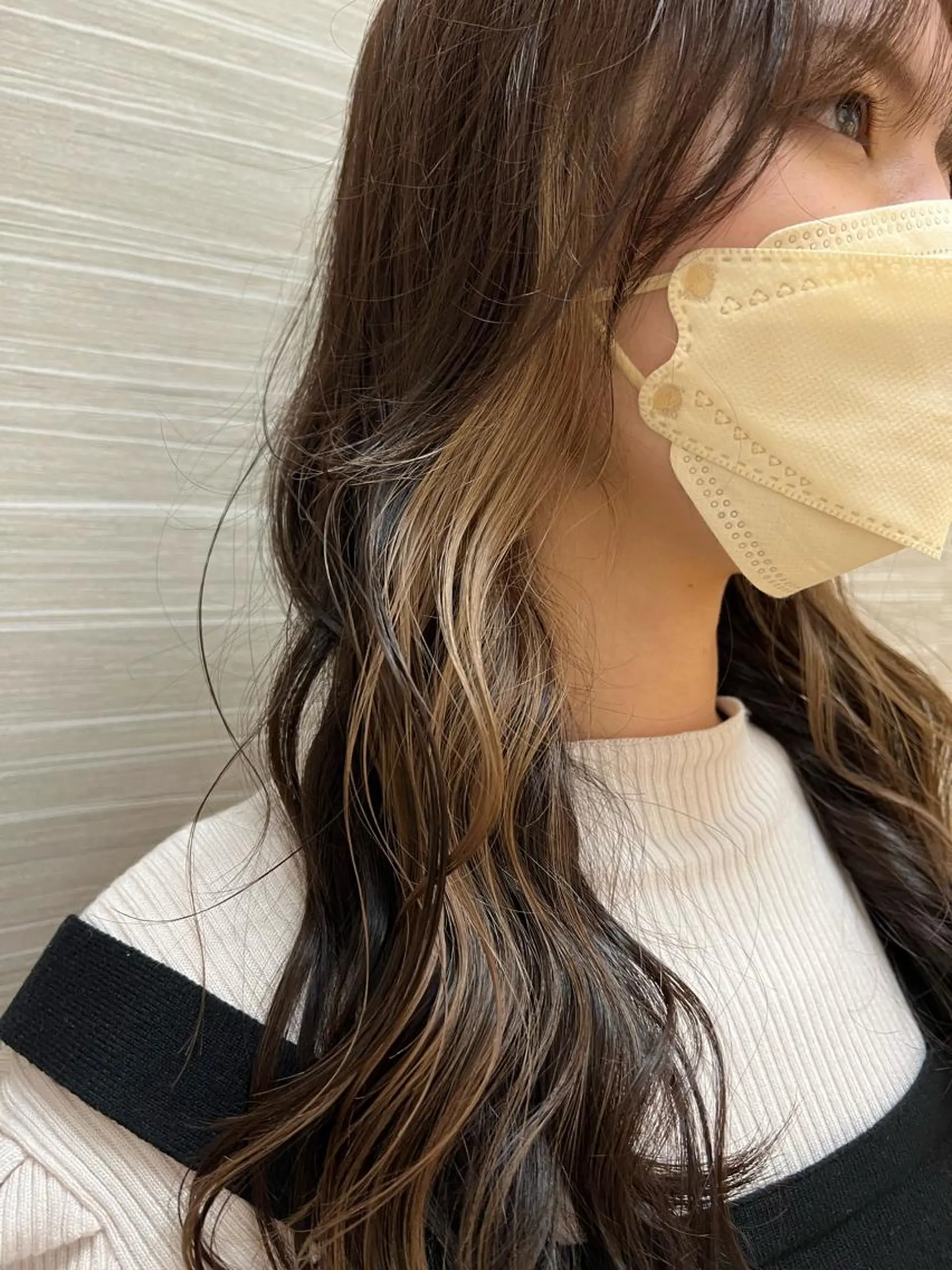 ロング カラー ベージュカラー ヘアカラー トリートメント ヘッドスパ ✨髪質改善矯正× ブリーチ✨YU-KIのヘアスタイル