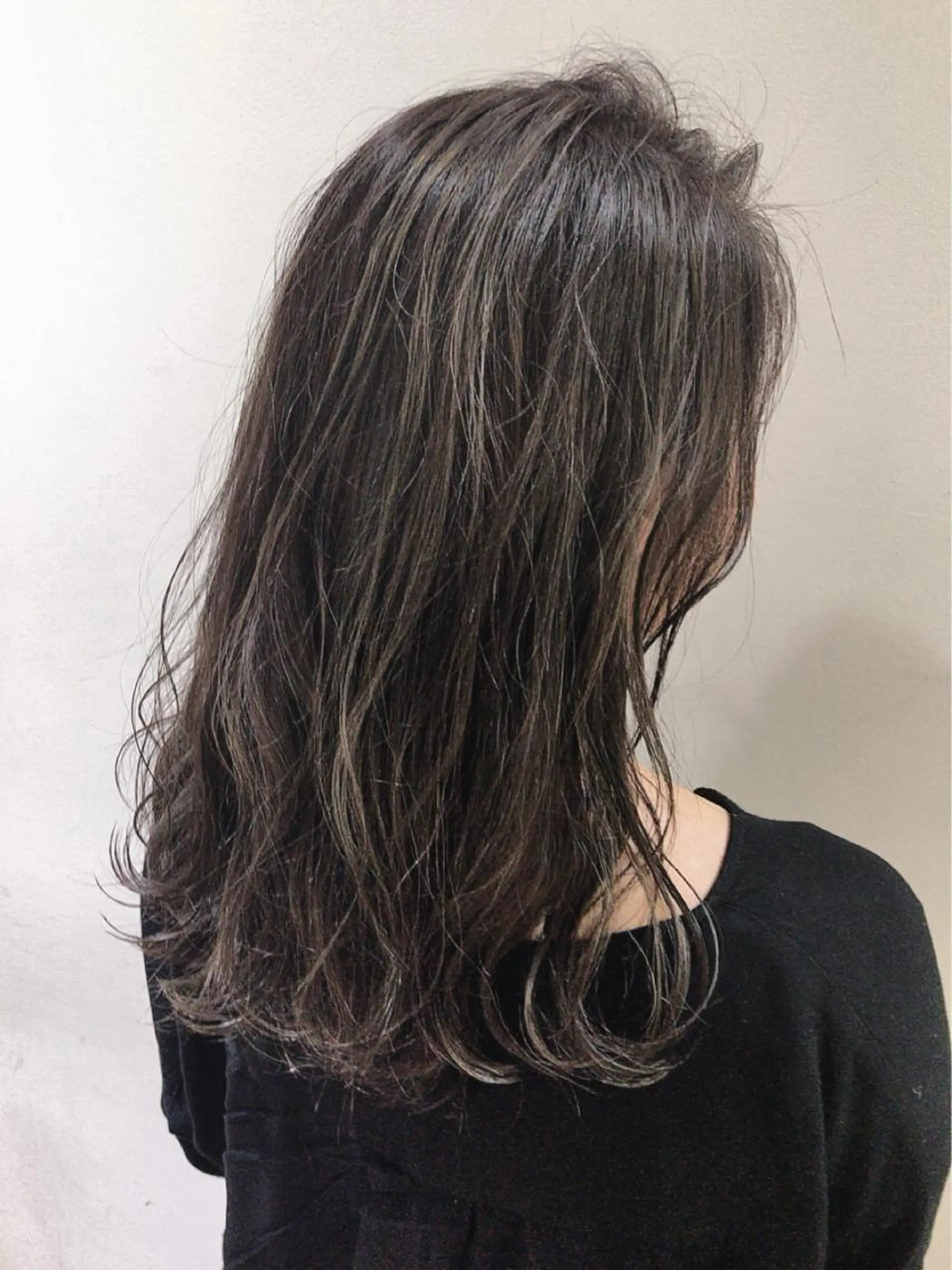 ロング カラー パーマ 渋谷ブリーチカラー 韓国ヘアyuikoのヘアスタイル