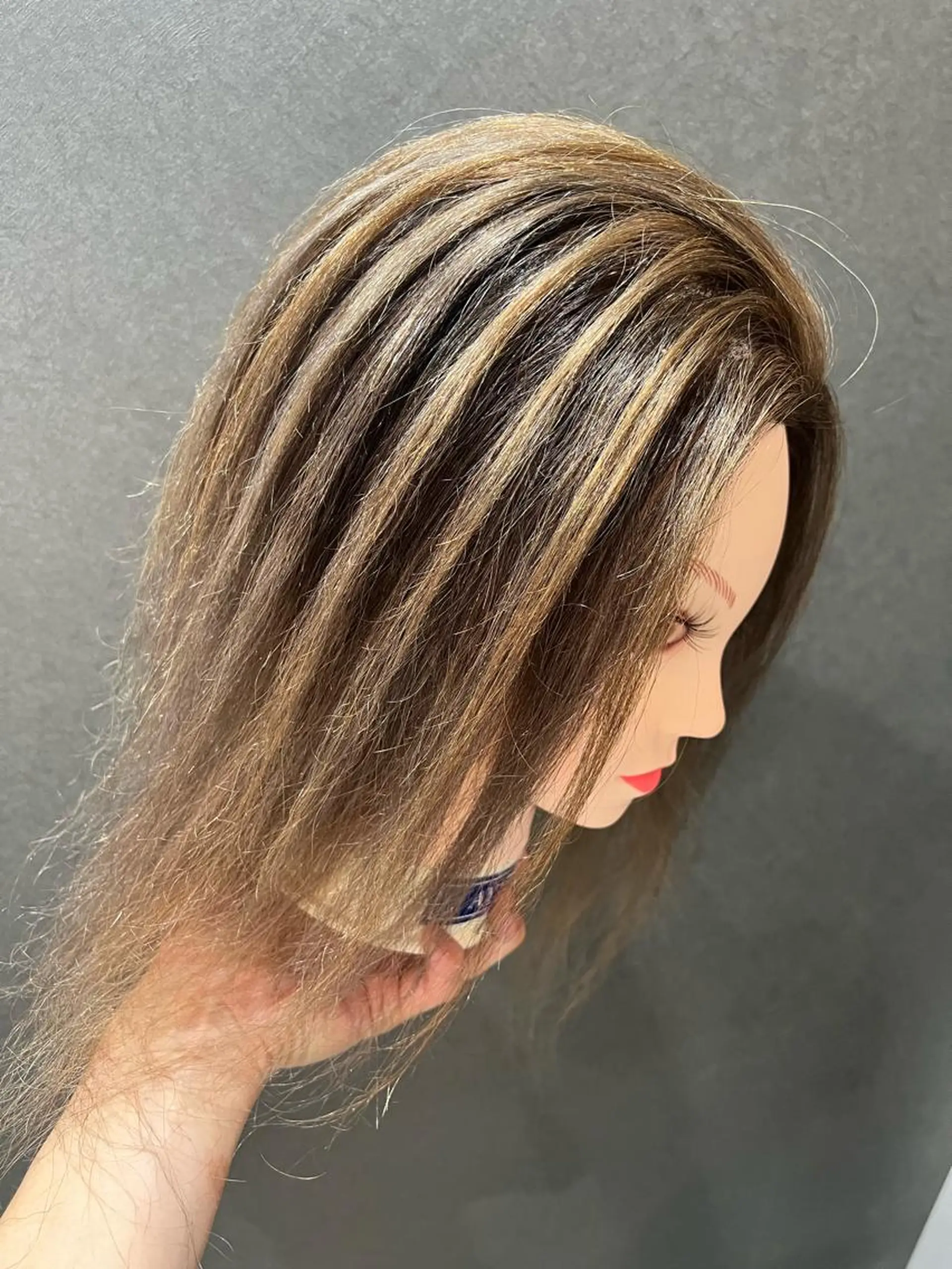 ミディアム カラー ヘアカラー トリートメント 目を惹く艶髪/髪質 改善カラー🤎ぐっちのヘアスタイル