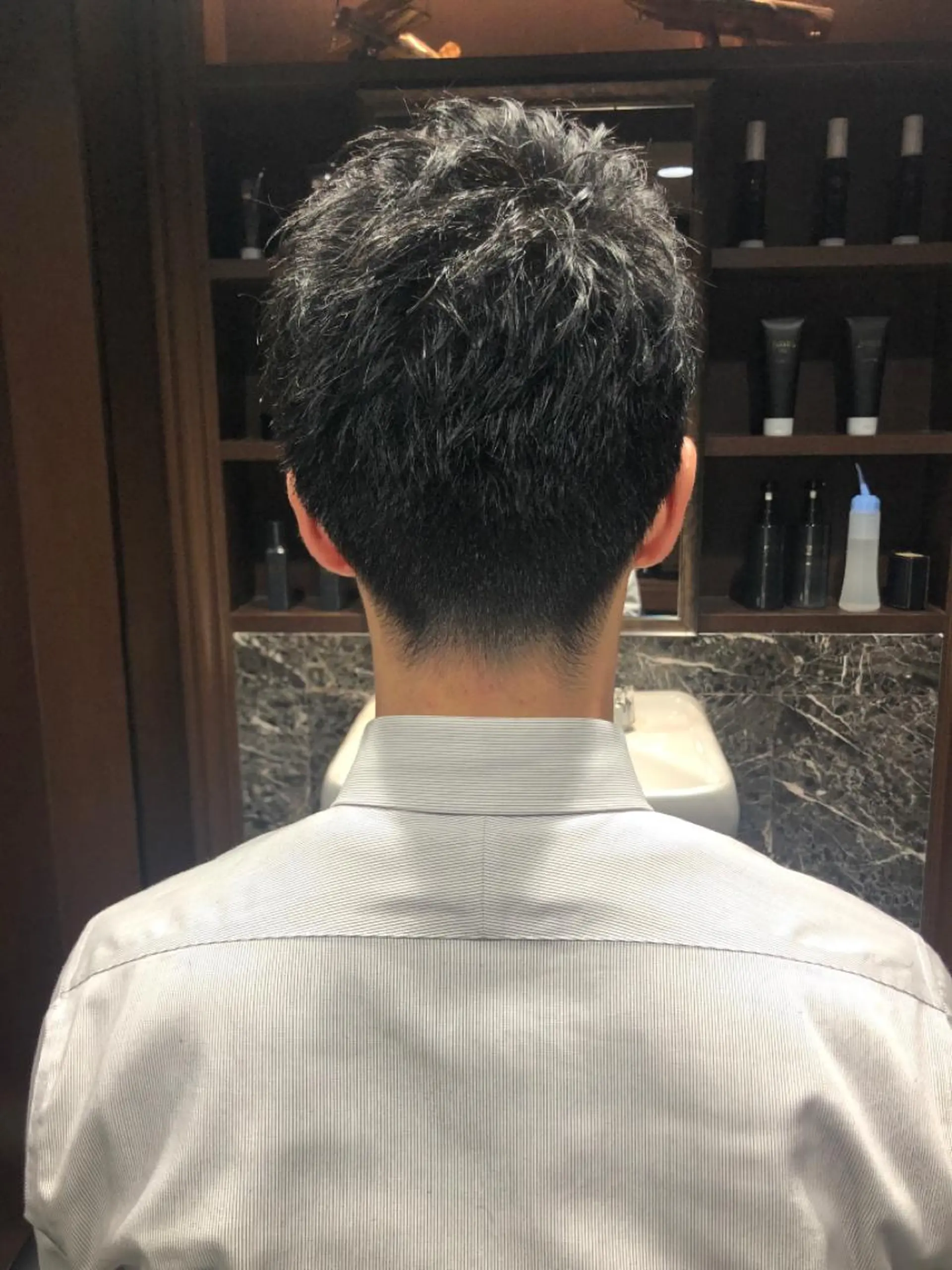 ミディアム カット ヒロ銀座BARBERSHOP横浜店所属・横浜 カット全般 大槻のヘアスタイル