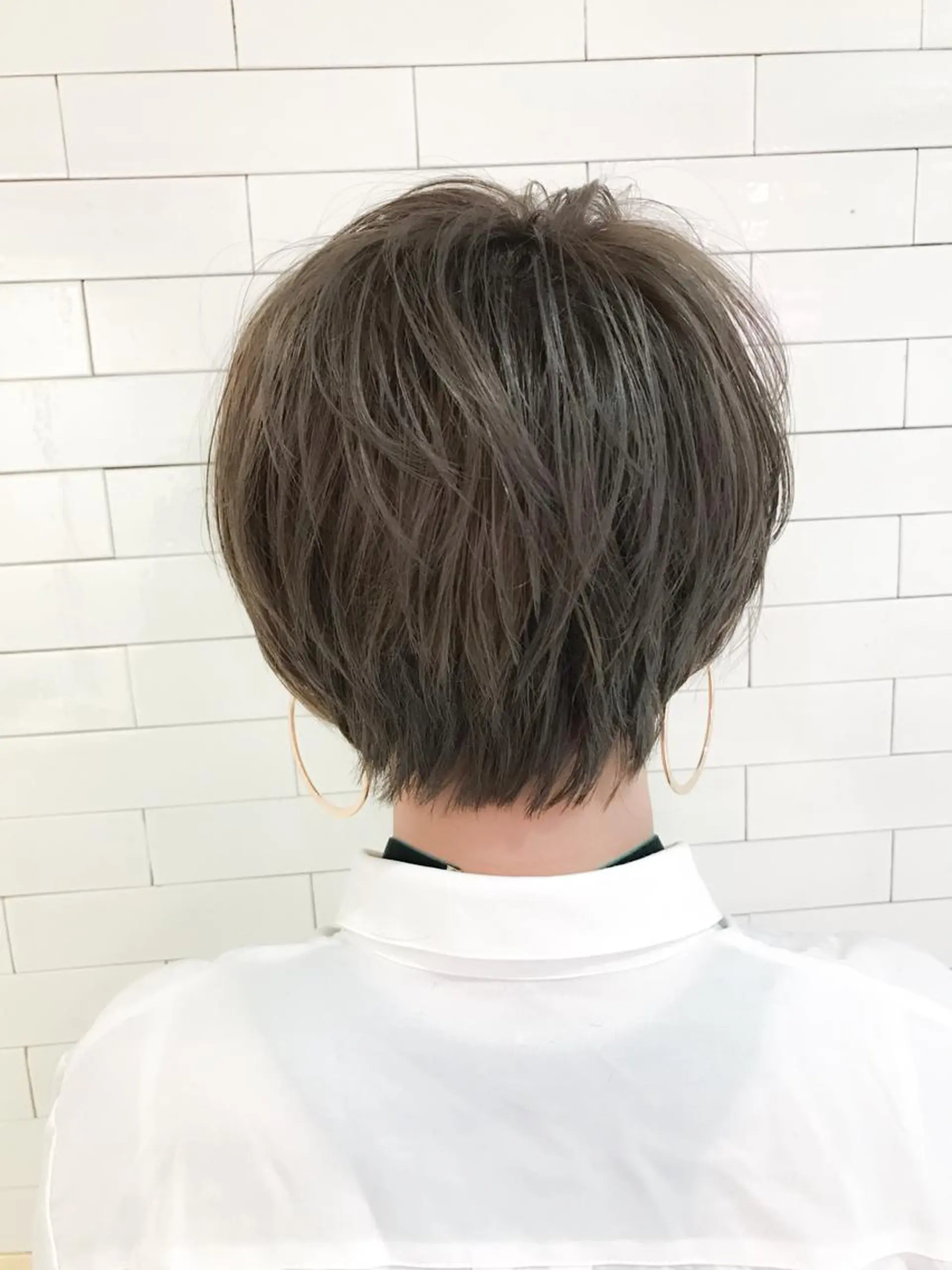 ショート アッシュ ショートヘア LA KING GINZA TOKYO所属・🧡ショートの達人 🧡SHOのヘアスタイル