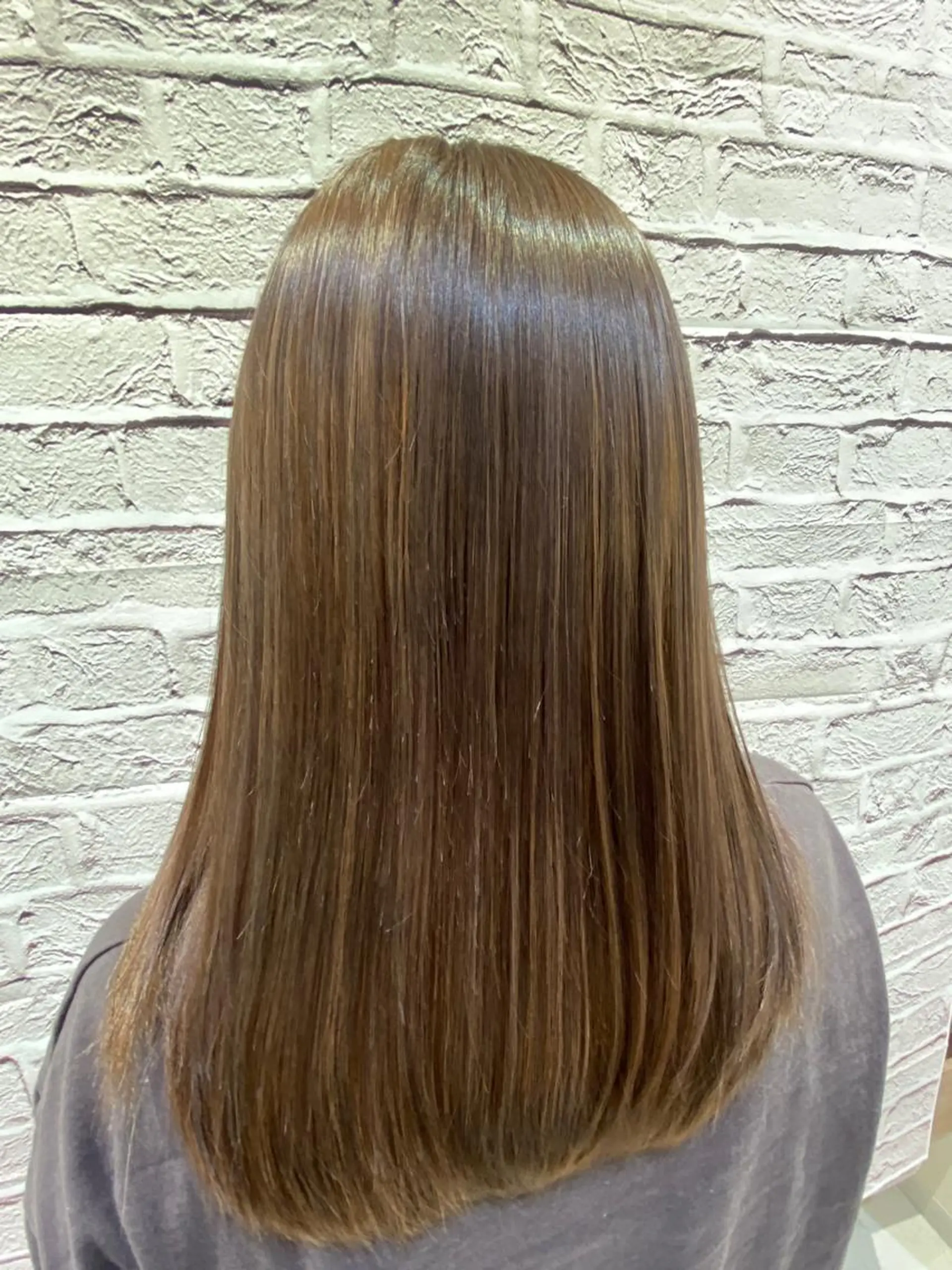 ロング カラー パーマ 髪質改善 トリートメント 店長 後藤剛のヘアスタイル