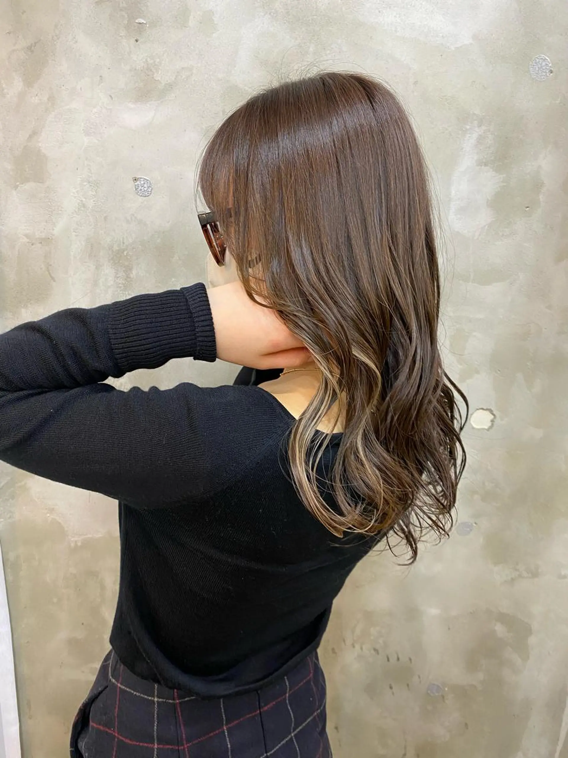 ロング ヘアアレンジ 韓国風ヘア ロング 志賀 あずみのヘアスタイル