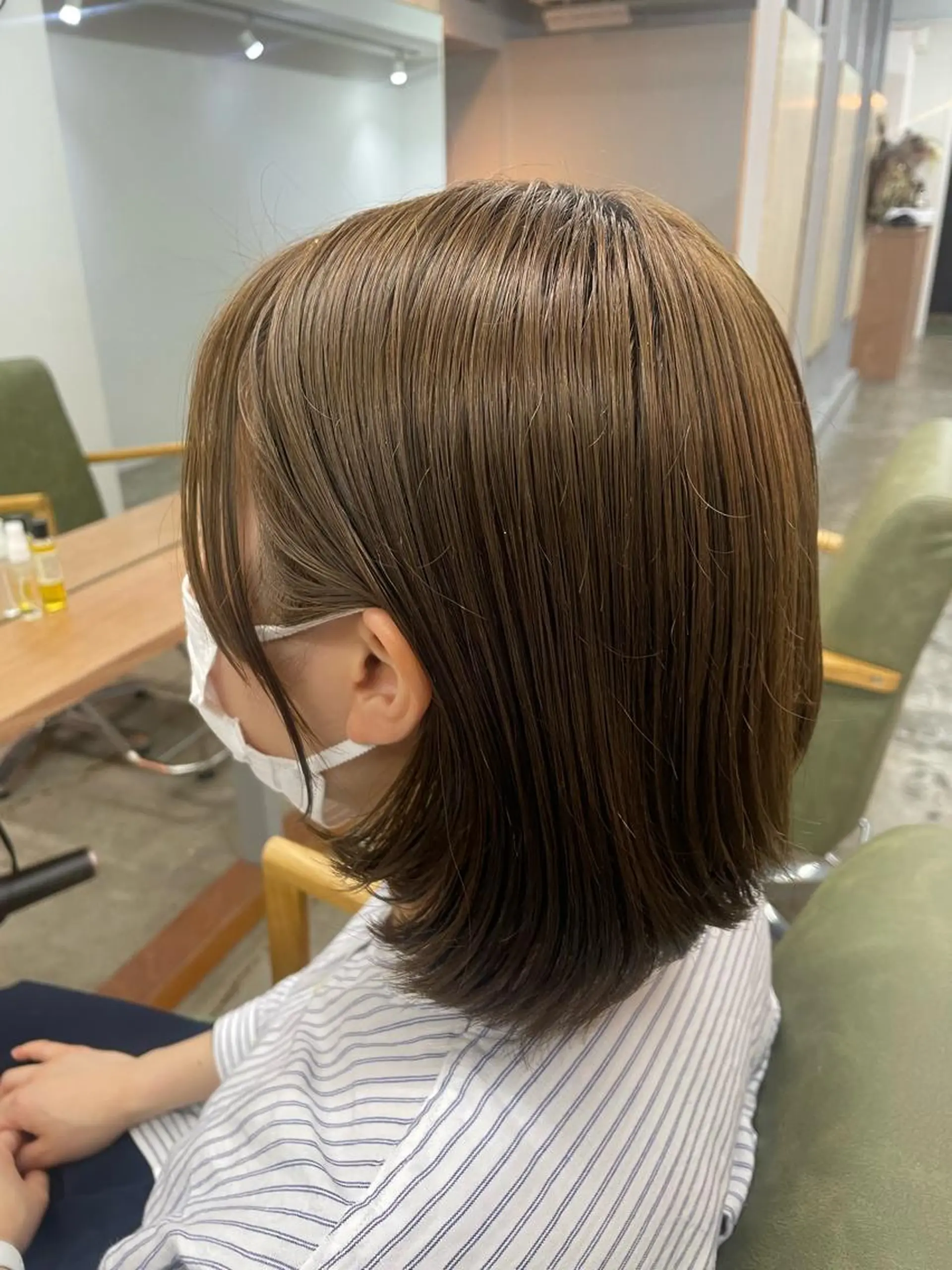 カラー ブリーチ ダブルカラー ブリーチなしカラー さかした ちなのヘアスタイル