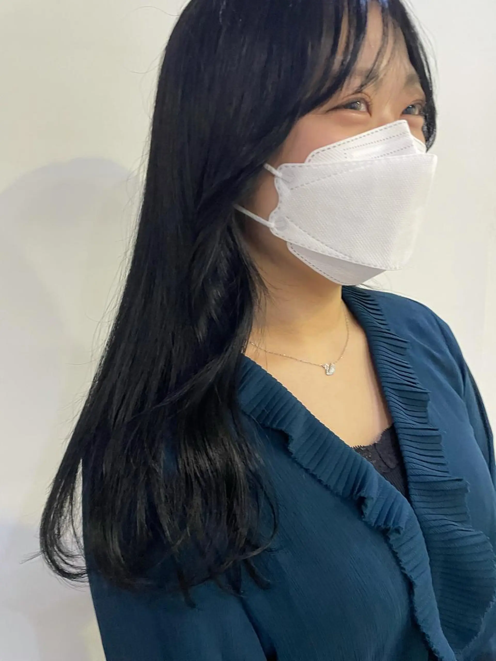 ロング カラー ロング silo所属・silo MOKA 顔周りカット🦦のヘアスタイル