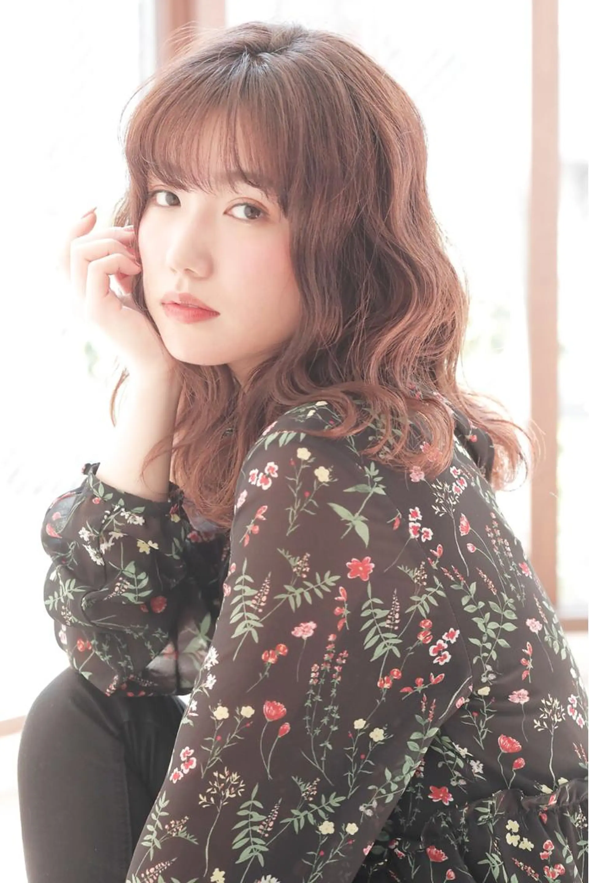 セミロング 🌙FLYCKA ☀️縮毛矯正のヘアスタイル