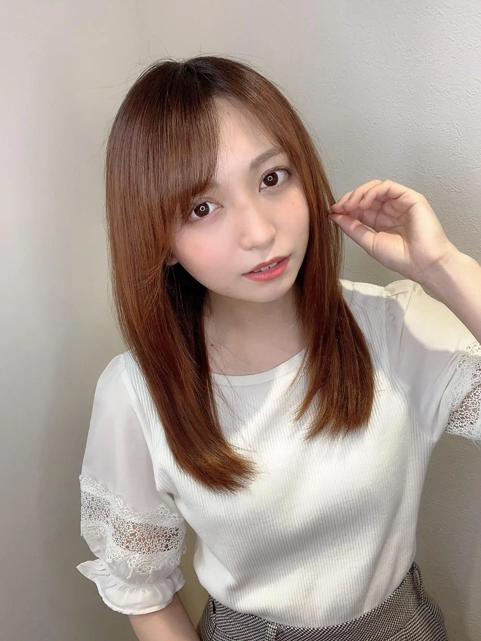 セミロング カラー ヘアアレンジ 髪質改善/縮毛/新宿 🫧SUZUKA🫧のヘアスタイル