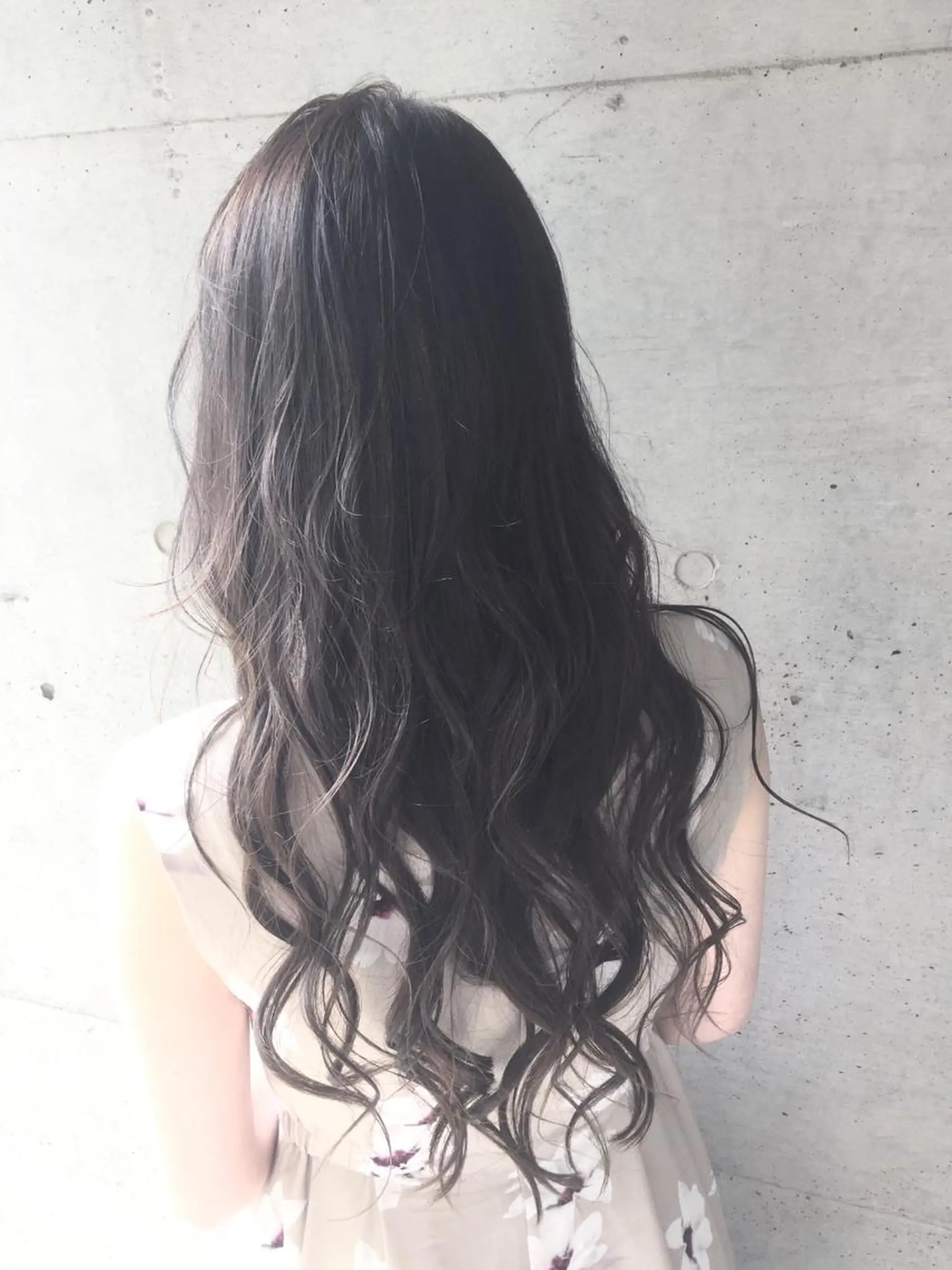 ロング カラー アッシュ ブルーカラー ブルーアッシュ 外国人風カラー 髪質改善/レイヤー ストウシンゴのヘアスタイル