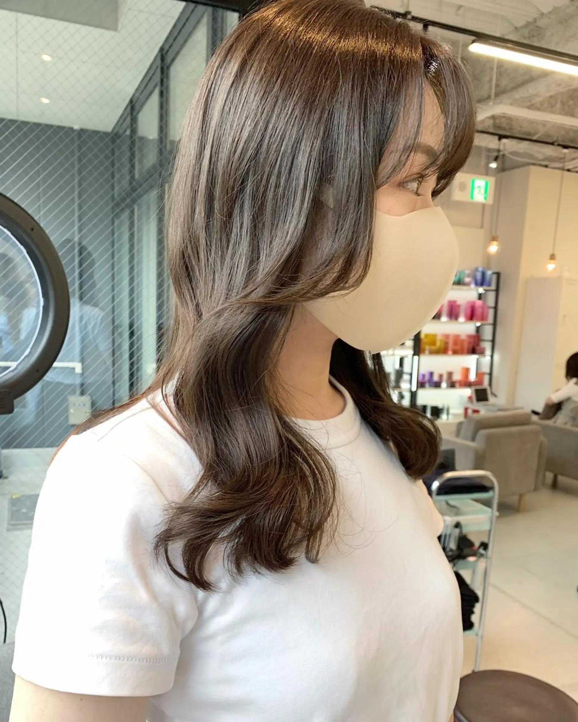 セミロング カラー カット ヘアカラー トリートメント 樫原裕二 /柔らかいカラーのヘアスタイル