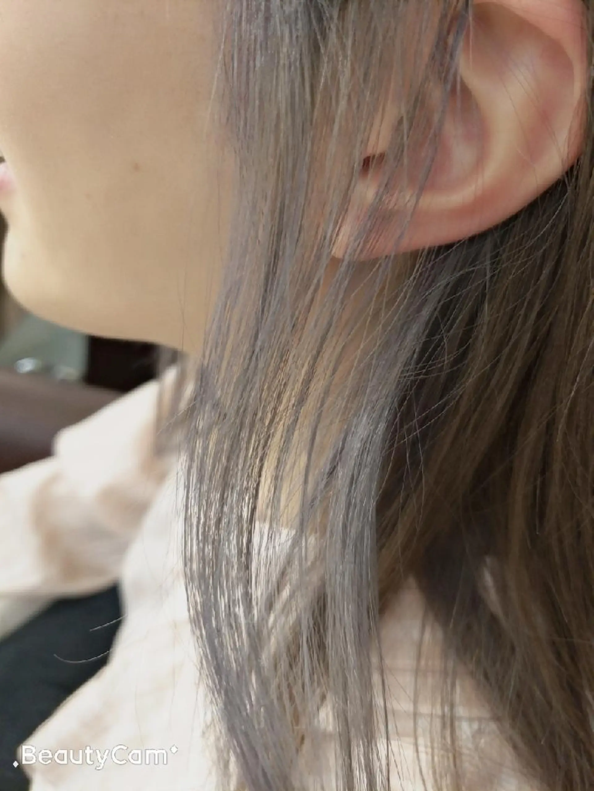 セミロング カット ヘアカラー トリートメント 🇰🇷透明感×ハイ トーン🌟tomoのヘアスタイル