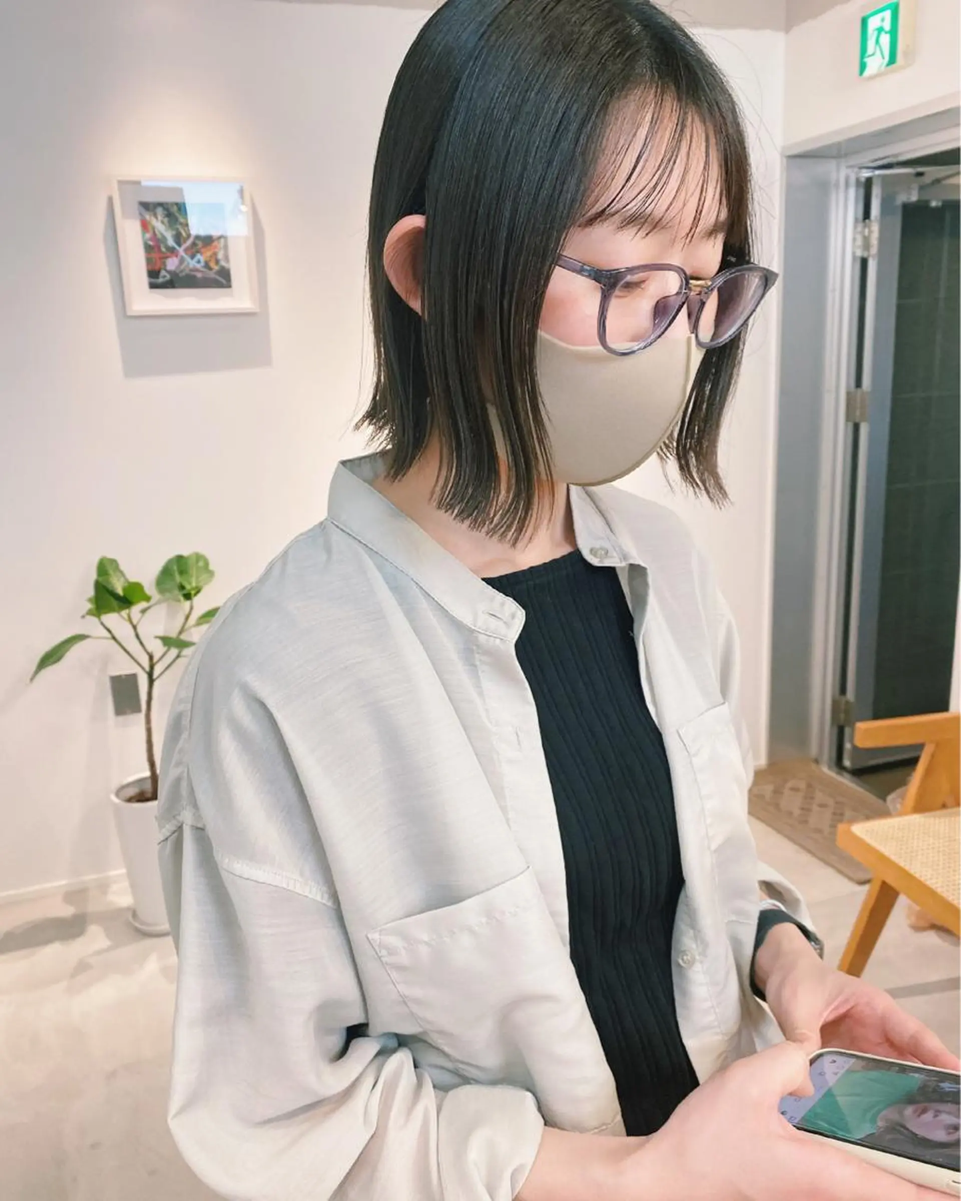 ショート ボブ カット fit stand /HIIRAGIのヘアスタイル