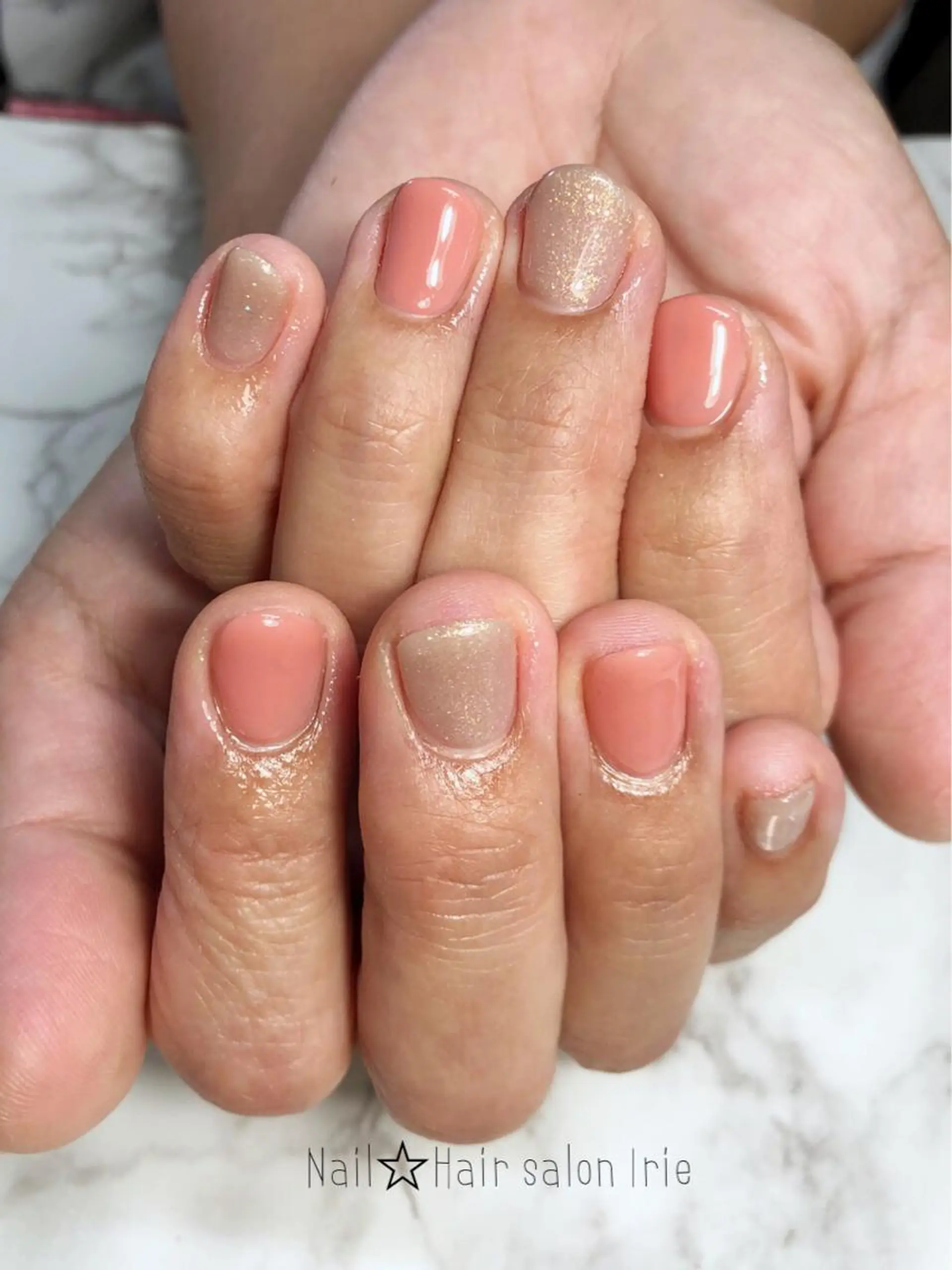 ネイル ハンドネイル ハンドケア Hair salon Irie所属・與儀 知佳のネイルデザイン