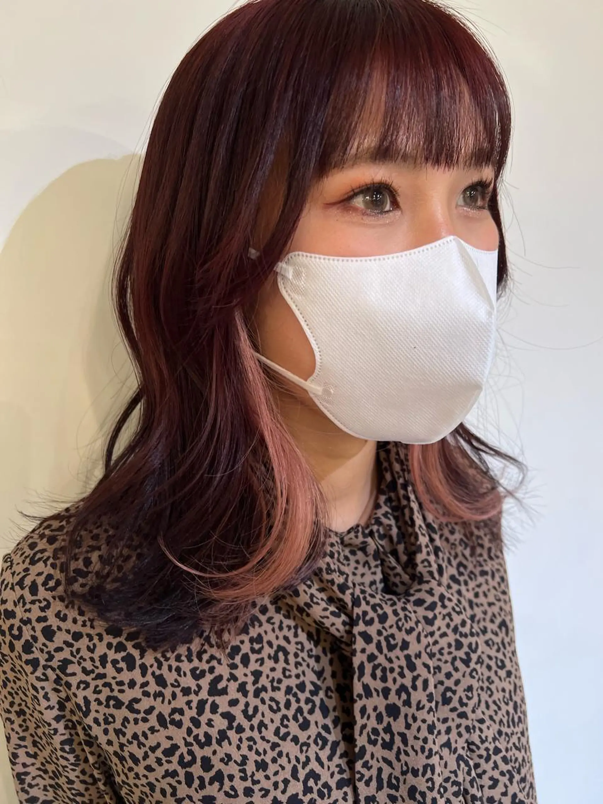 カラー ヘアカラー ブリーチカラー🎀 韓国風/寺門美優のヘアスタイル