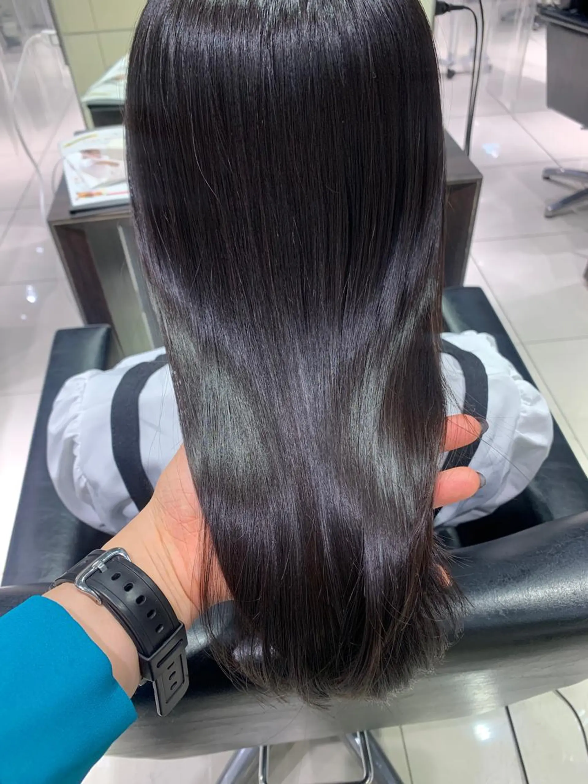 ロング SALOWIN渋谷caldo店B1所属・岐津公太 メンズ縮毛矯正のプロのヘアスタイル