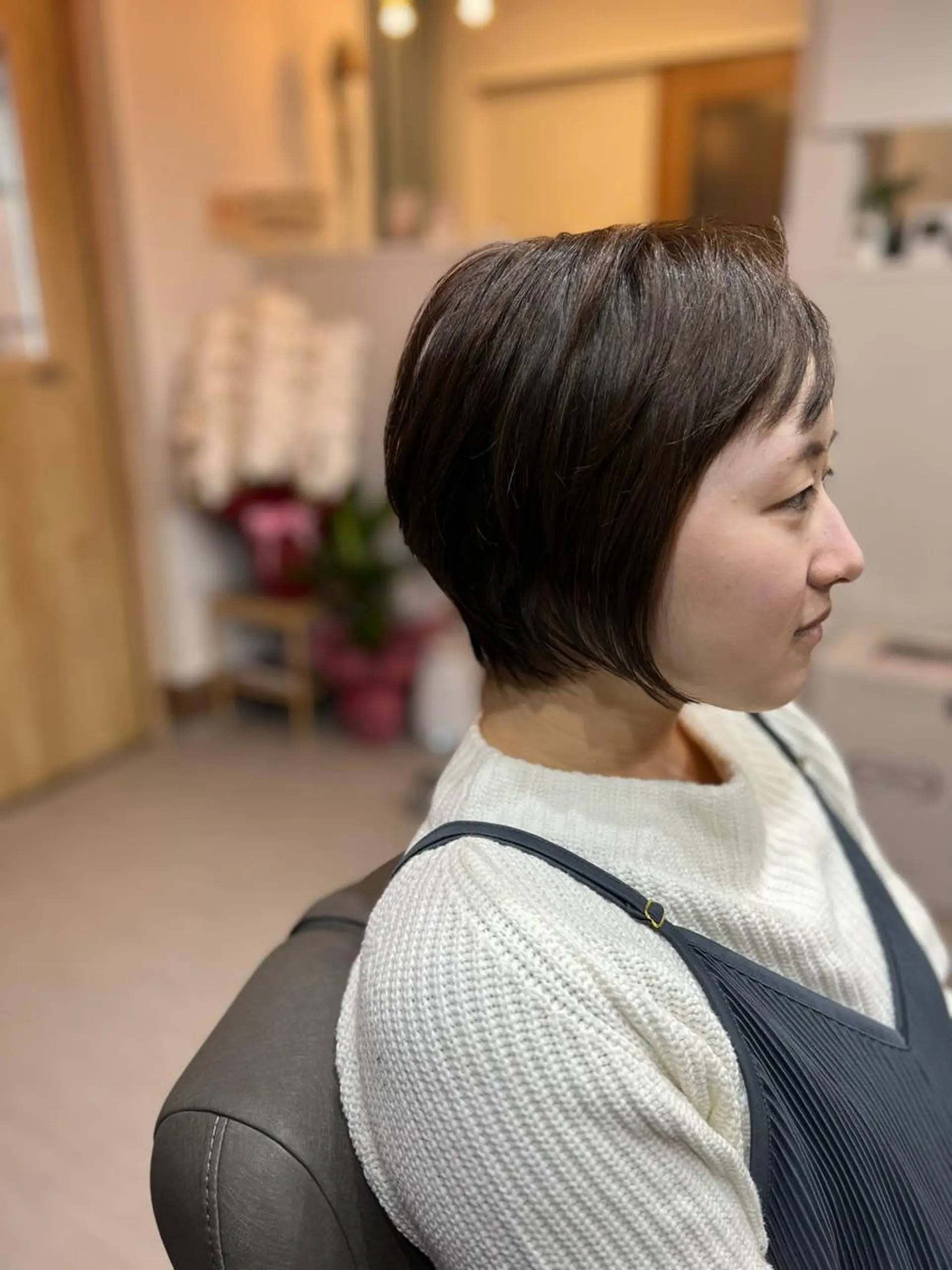 ショート カット ヘッドスパ フェムフィット導入 個室空間✨佐藤華成のヘアスタイル