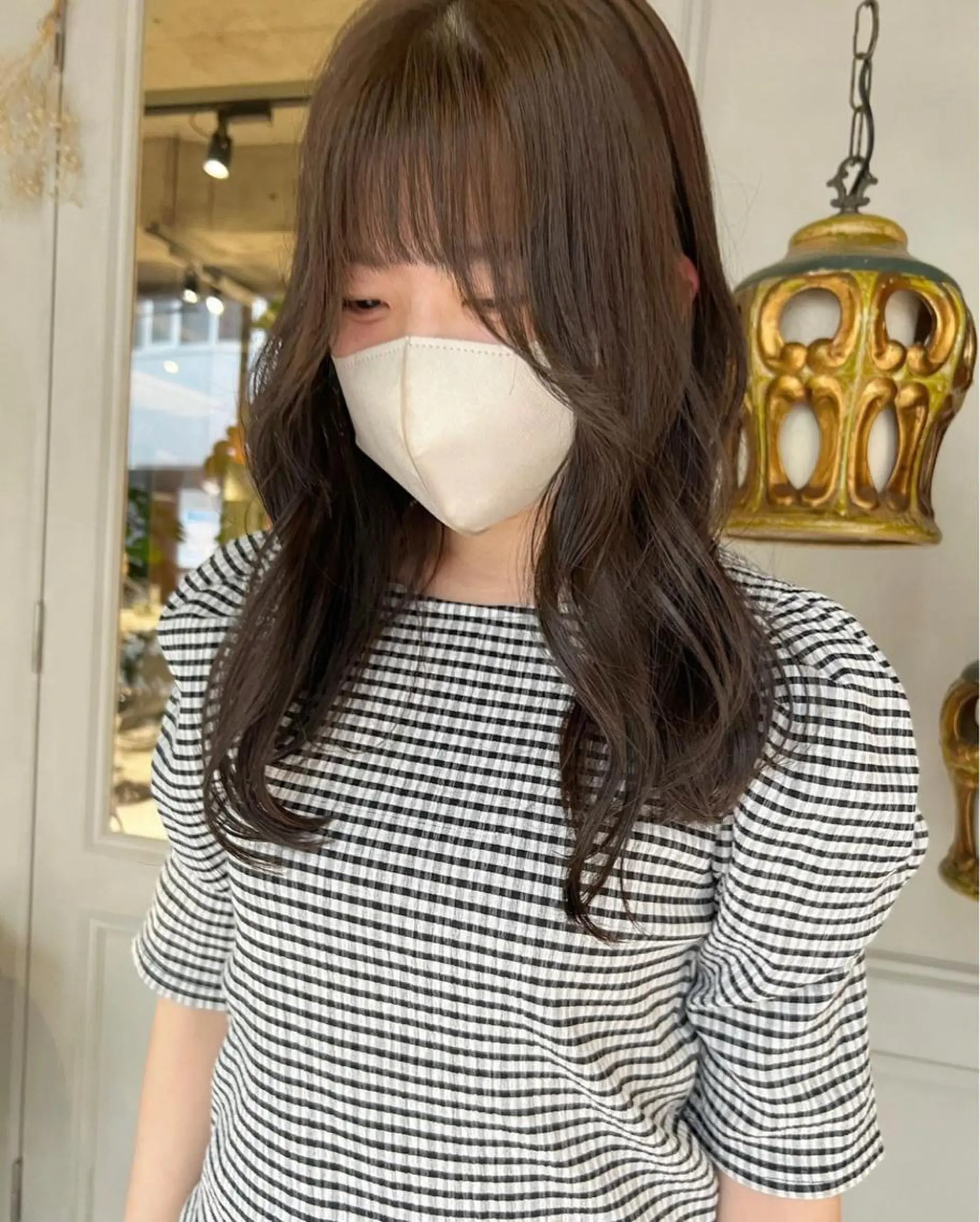 セミロング ヘアカラー 梅原 大和のヘアスタイル