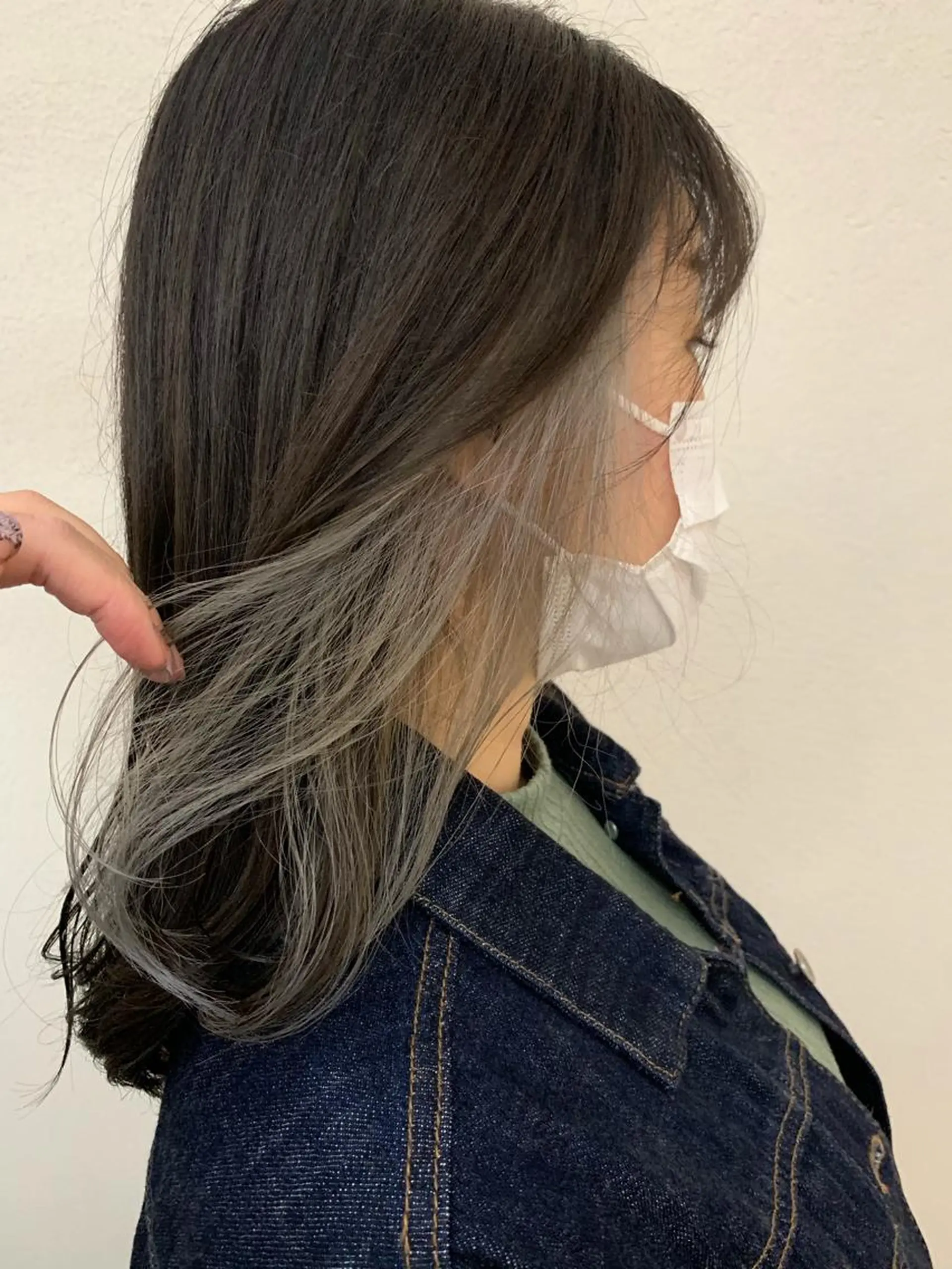 セミロング カラー インナーカラー 沖縄/ヘアアレンジ /ナカノのヘアスタイル