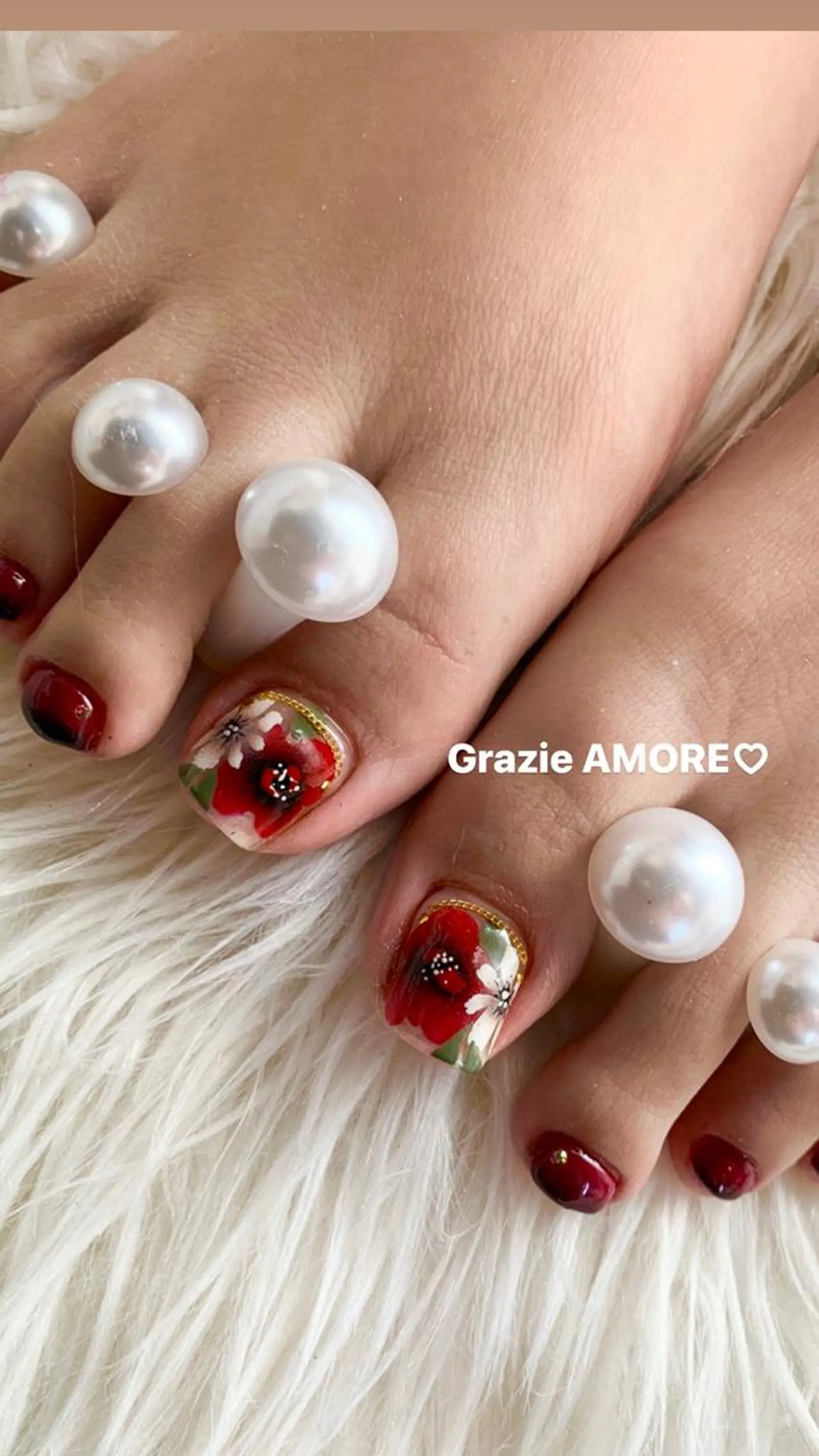 ネイル フットネイル Grazie AMOREのネイルデザイン