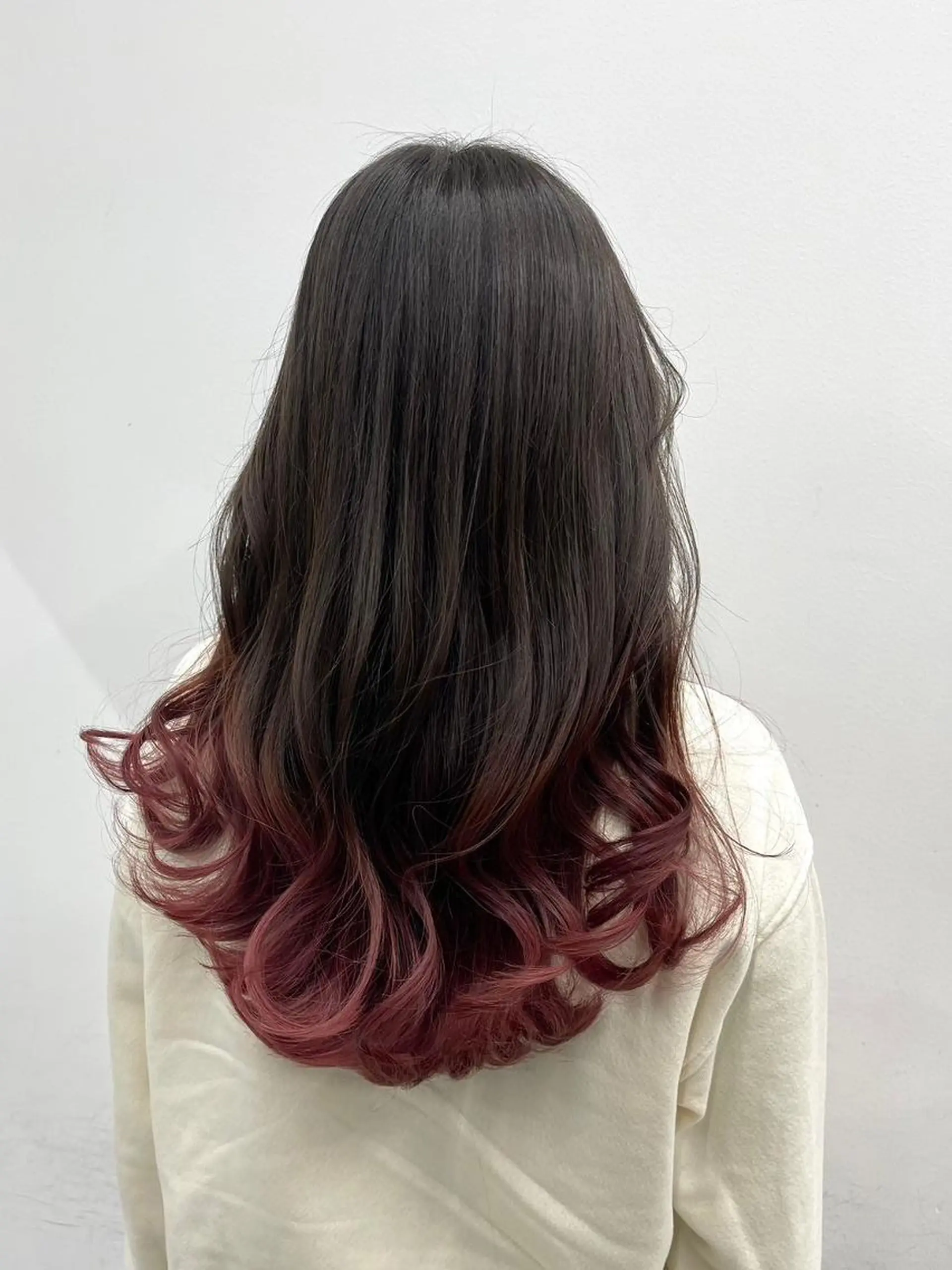 セミロング カラー アディクシーカラー アッシュ ブルーカラー ダークアッシュ グレージュ 【公式】amble luxe池袋東口🩷のヘアスタイル