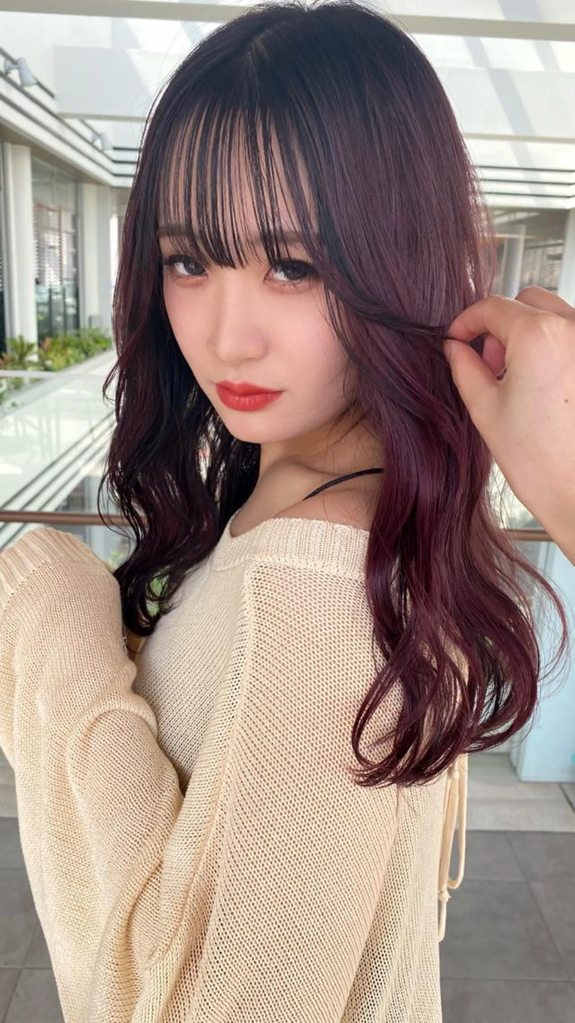 ロング RURI韓国ボブ 🇰🇷タッセルボブのヘアスタイル