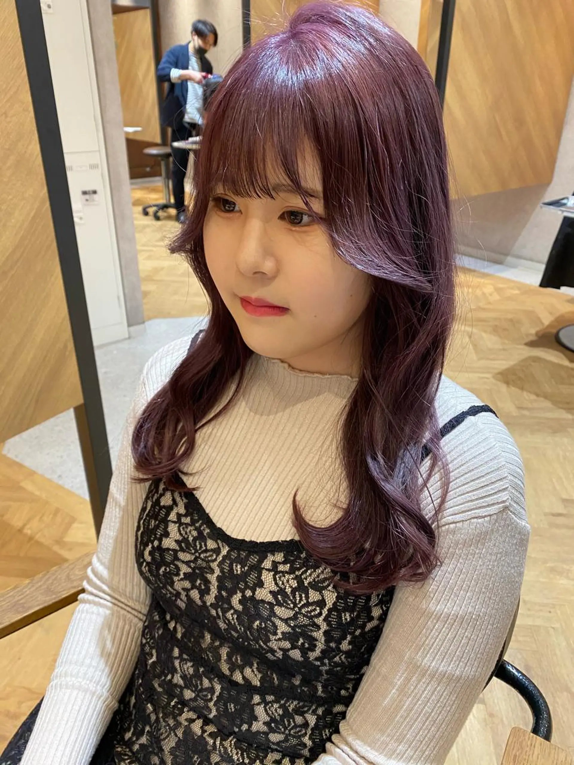 カラー ラベンダーカラー ピンクカラー ピンクラベンダー SIGMA(シグマ)所属・Erina レイヤー/似合わせ♡のヘアスタイル