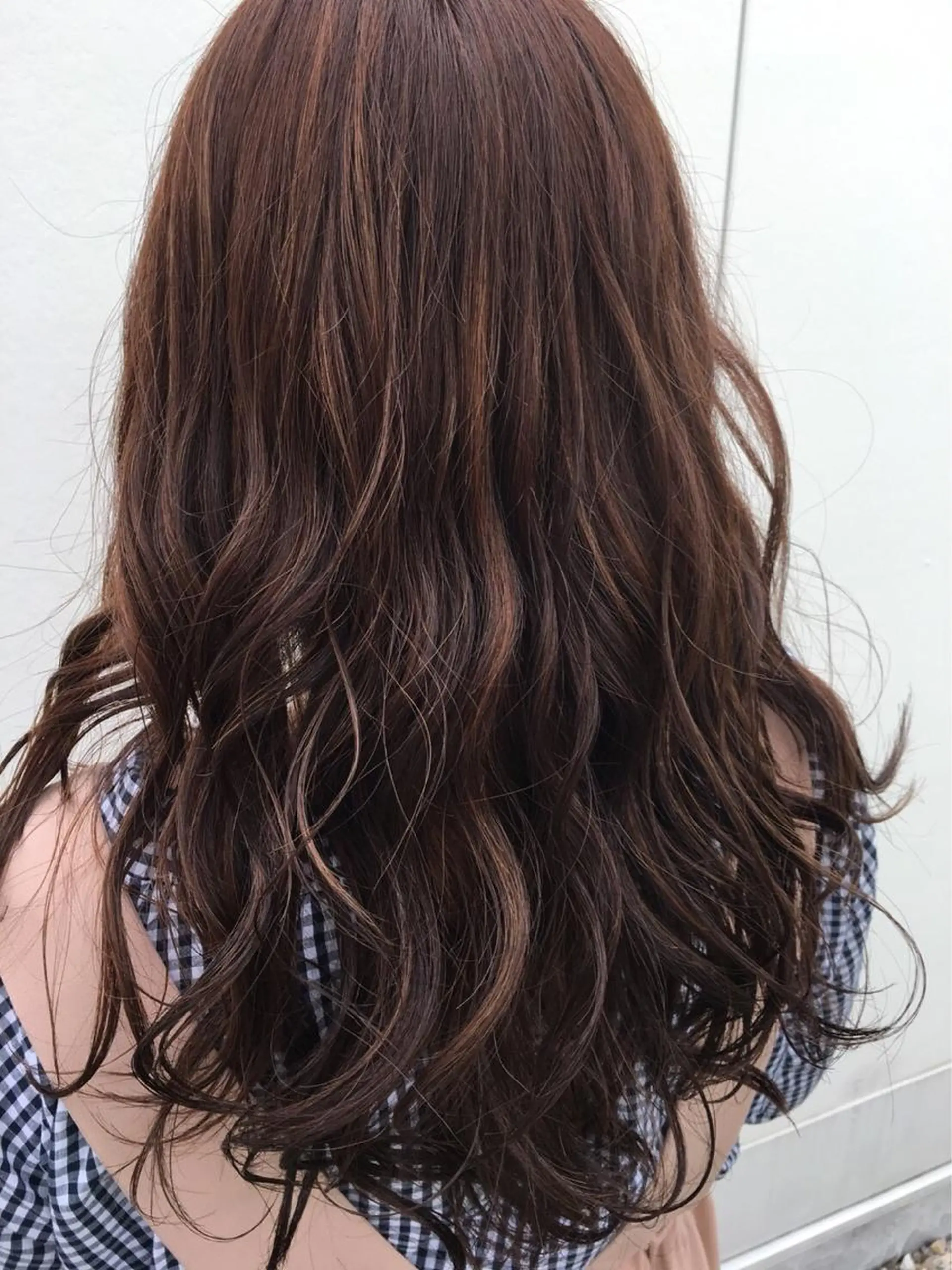 ロング カラー ベージュカラー ハイライトカラー ピンクカラー ピンクベージュ ハイライト 宍戸 海斗のヘアスタイル