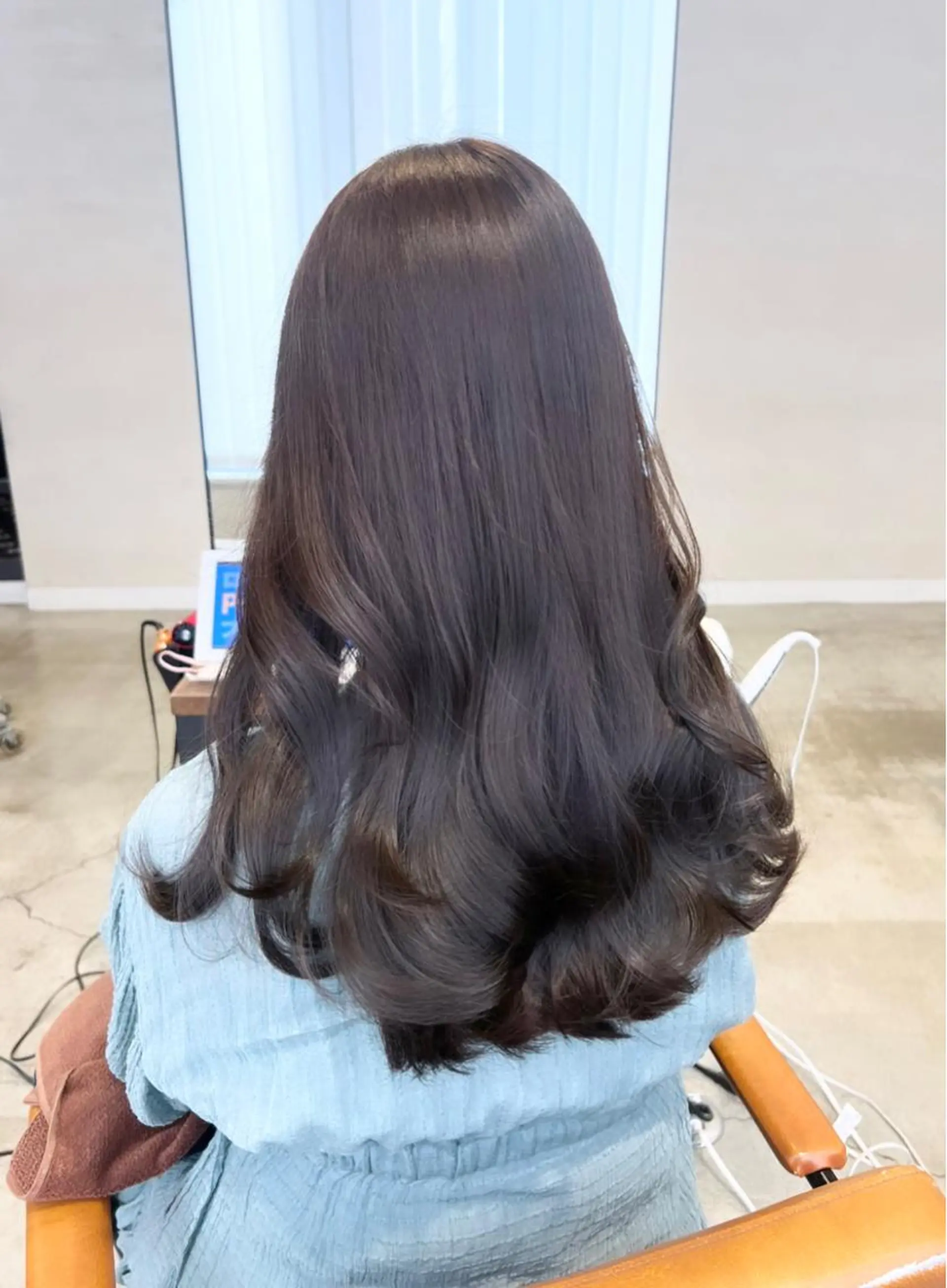 セミロング 顔周りカット 小顔カット 松下 奈央のヘアスタイル