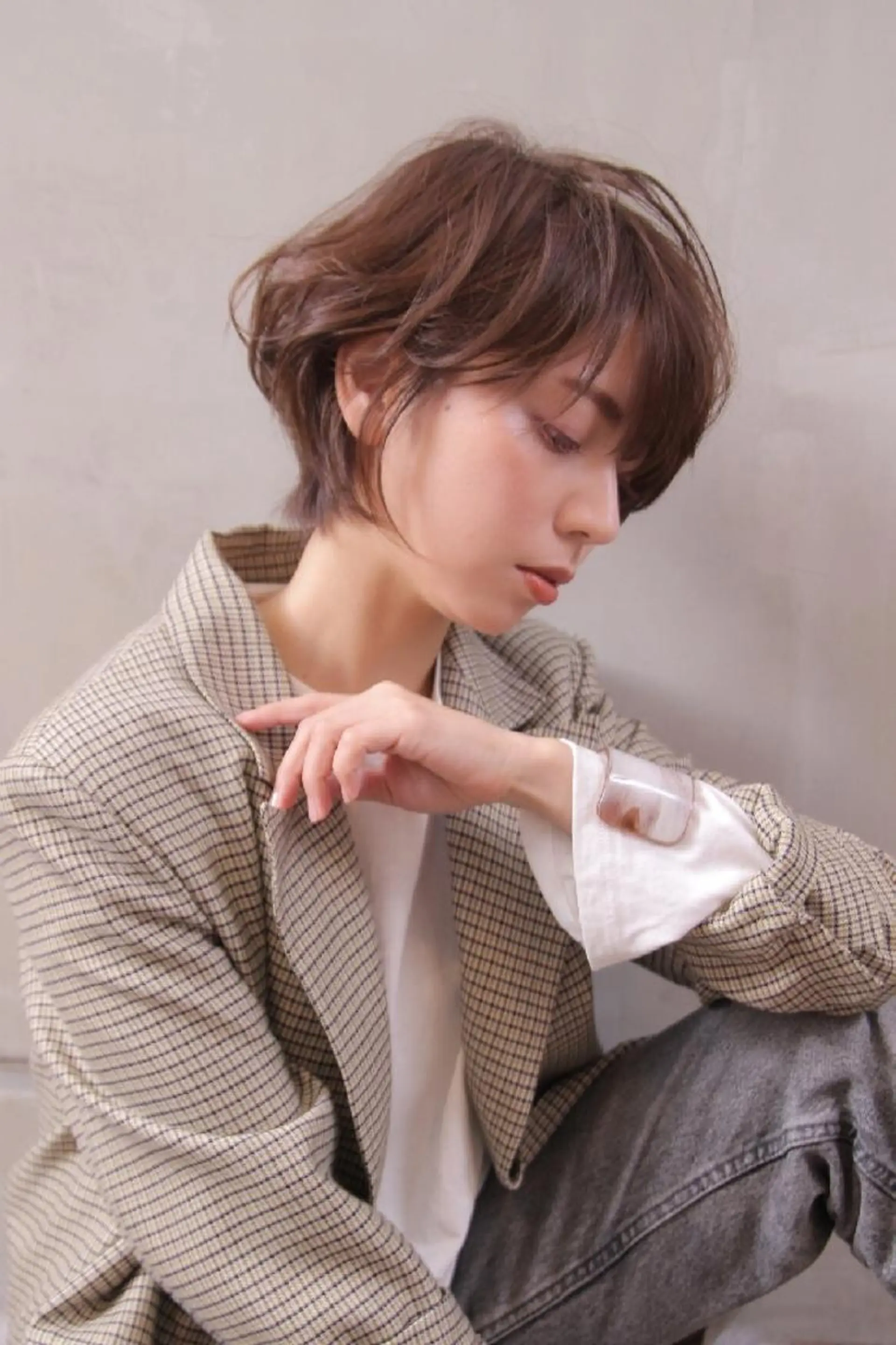 ショート カラー ヘアアレンジ ace share salon所属・桑原 祥のヘアスタイル