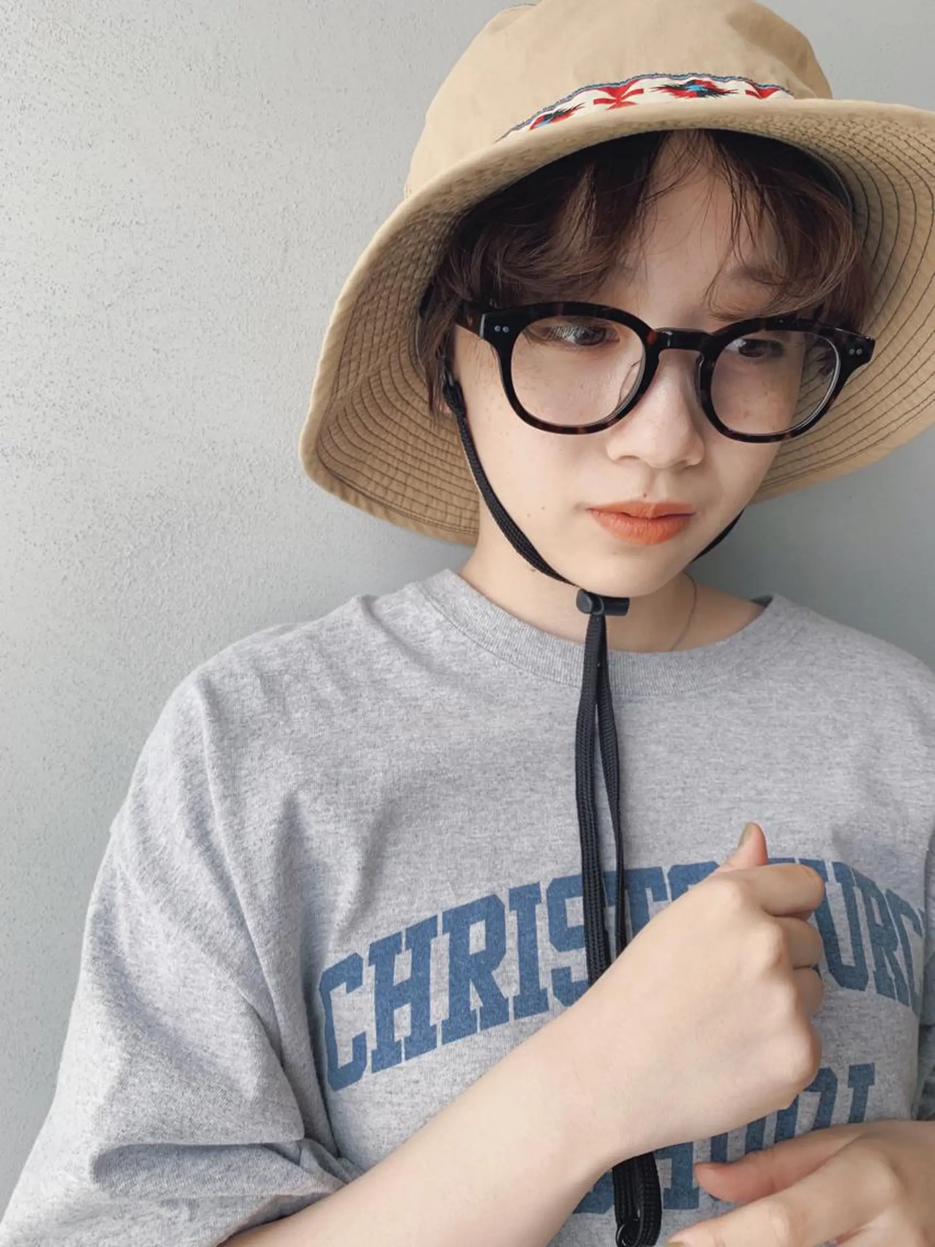 ショート カラー ボブパーマコテ巻き風 パーマNo1深江秀平のヘアスタイル