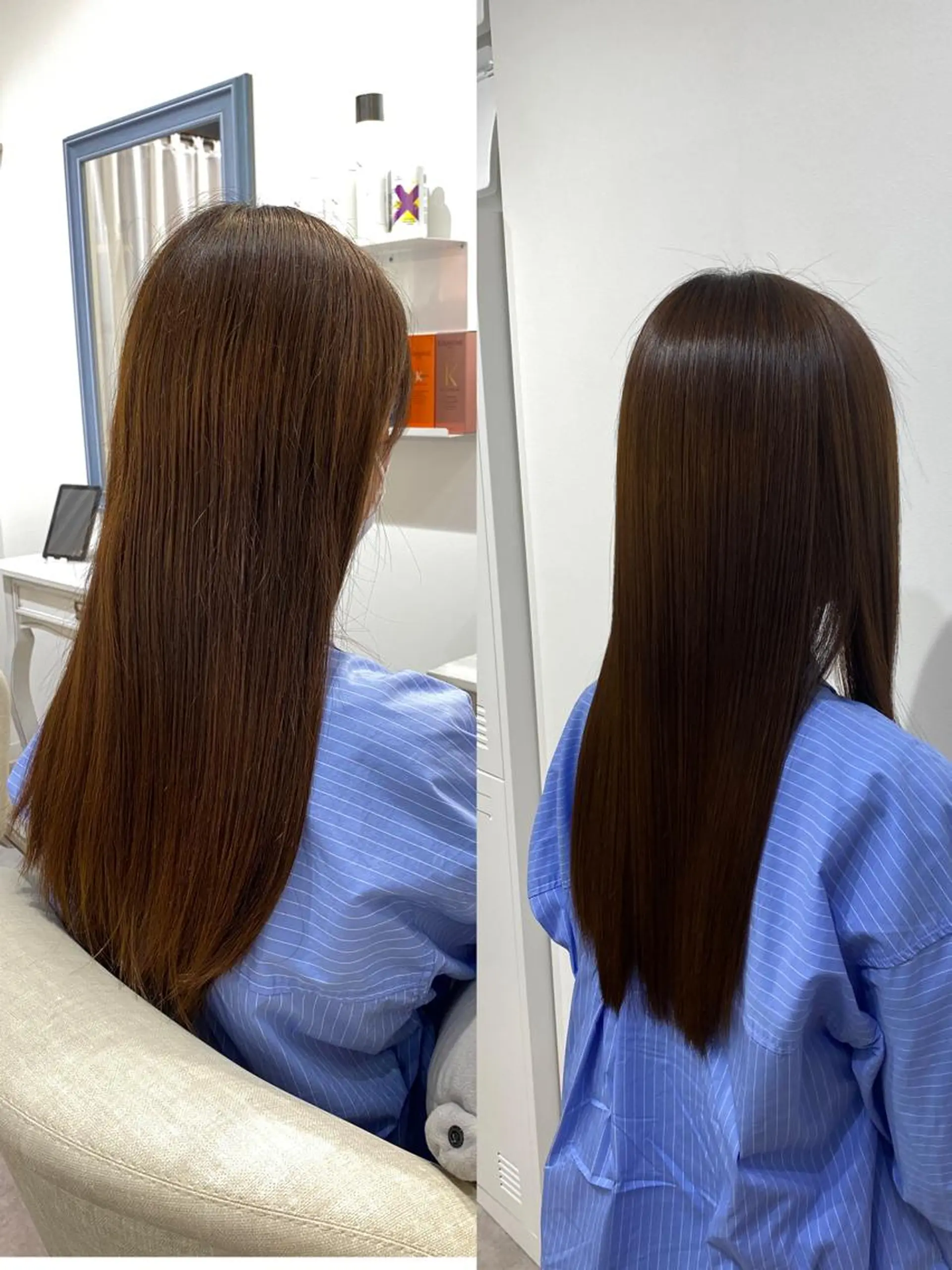 ロング 髪質改善 ヘアカラー 縮毛矯正 ✨髪質改善が大好評✨ 美容室lic近藤✨のヘアスタイル